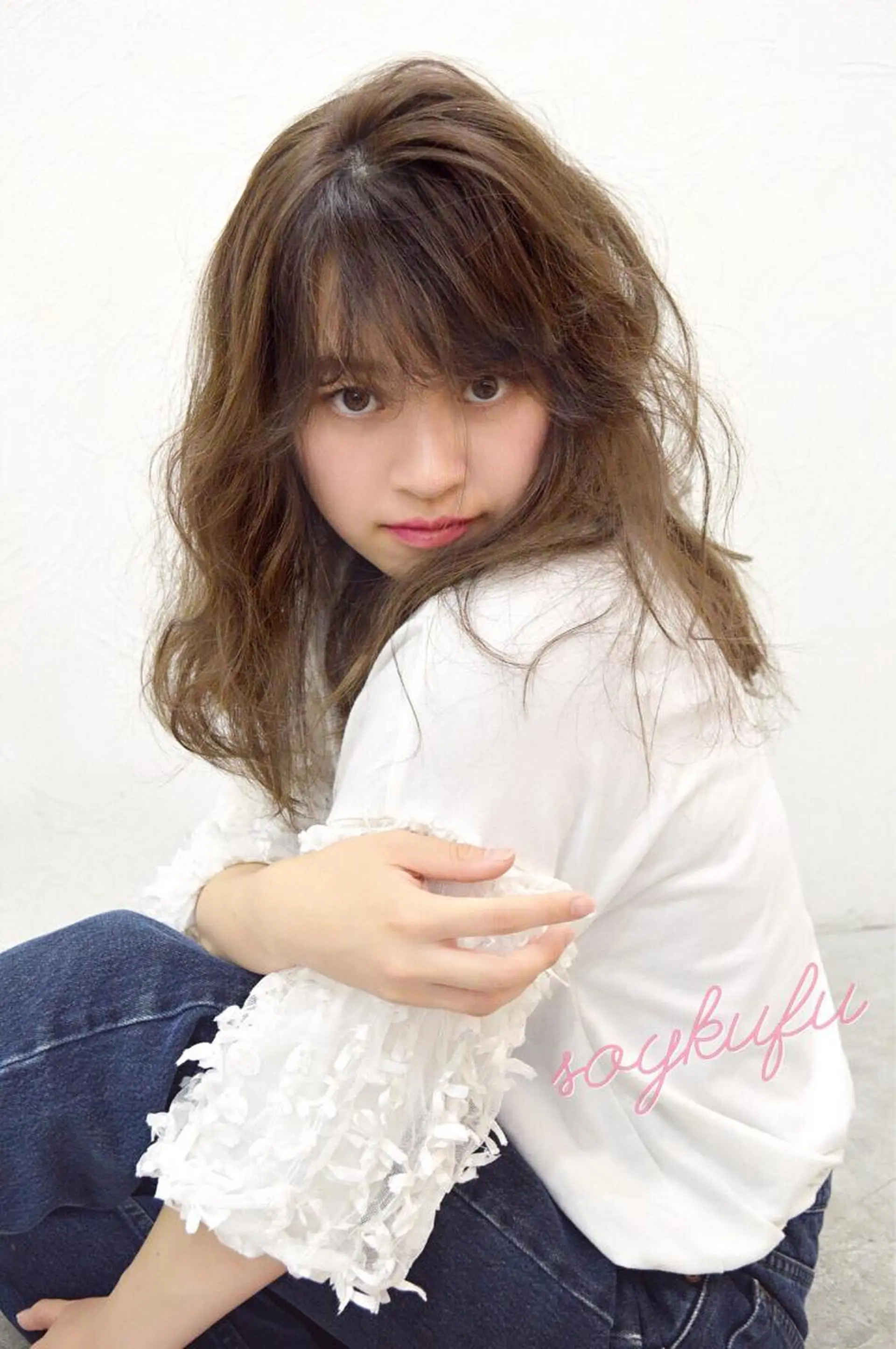 ロング アッシュ 【今だけブリーチ 限定価格💕】すみのヘアスタイル