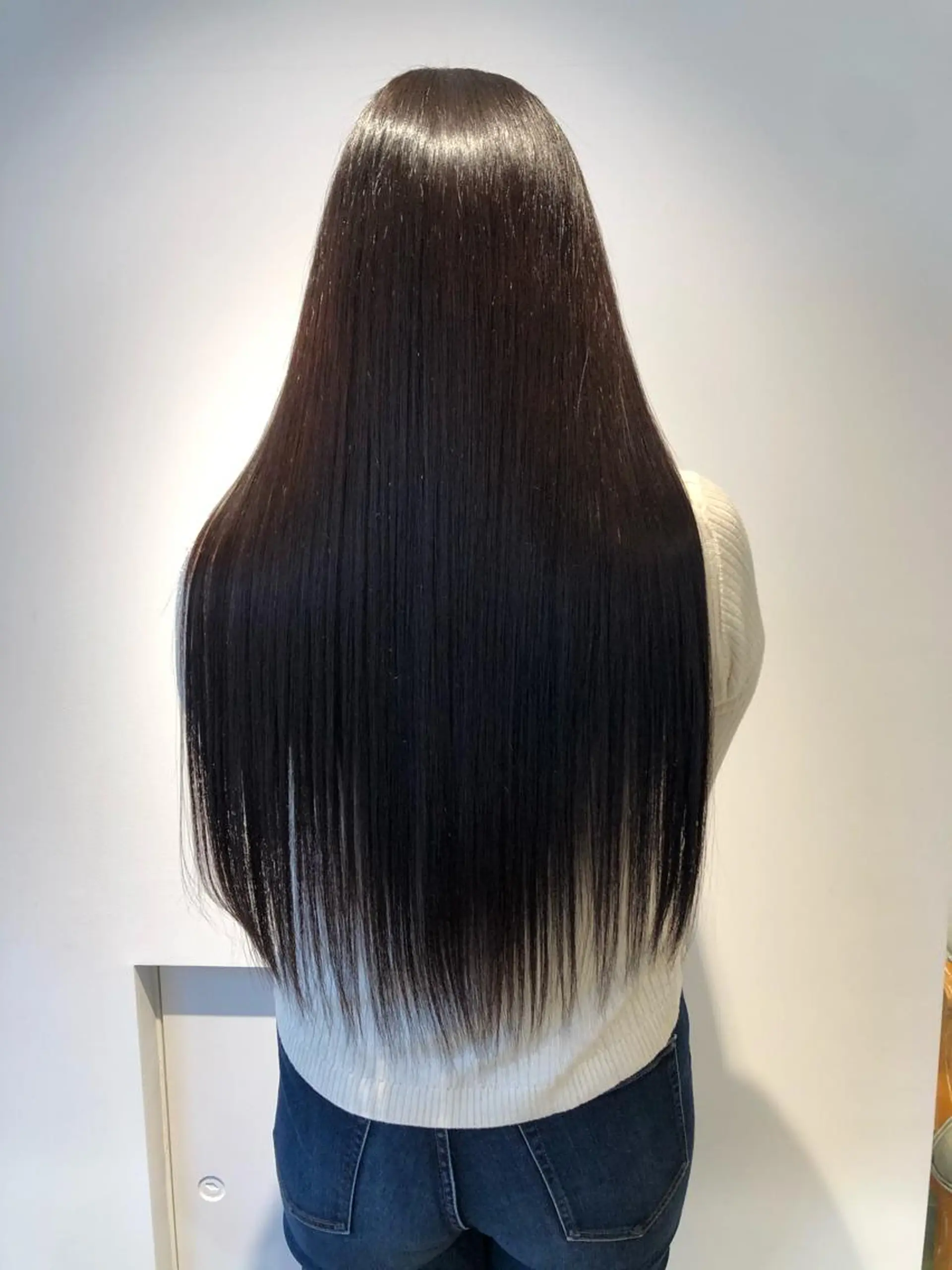 ロング 縮毛矯正 トリートメント 🌈透明感カラー 韓 国ヘアこうたろうのヘアスタイル