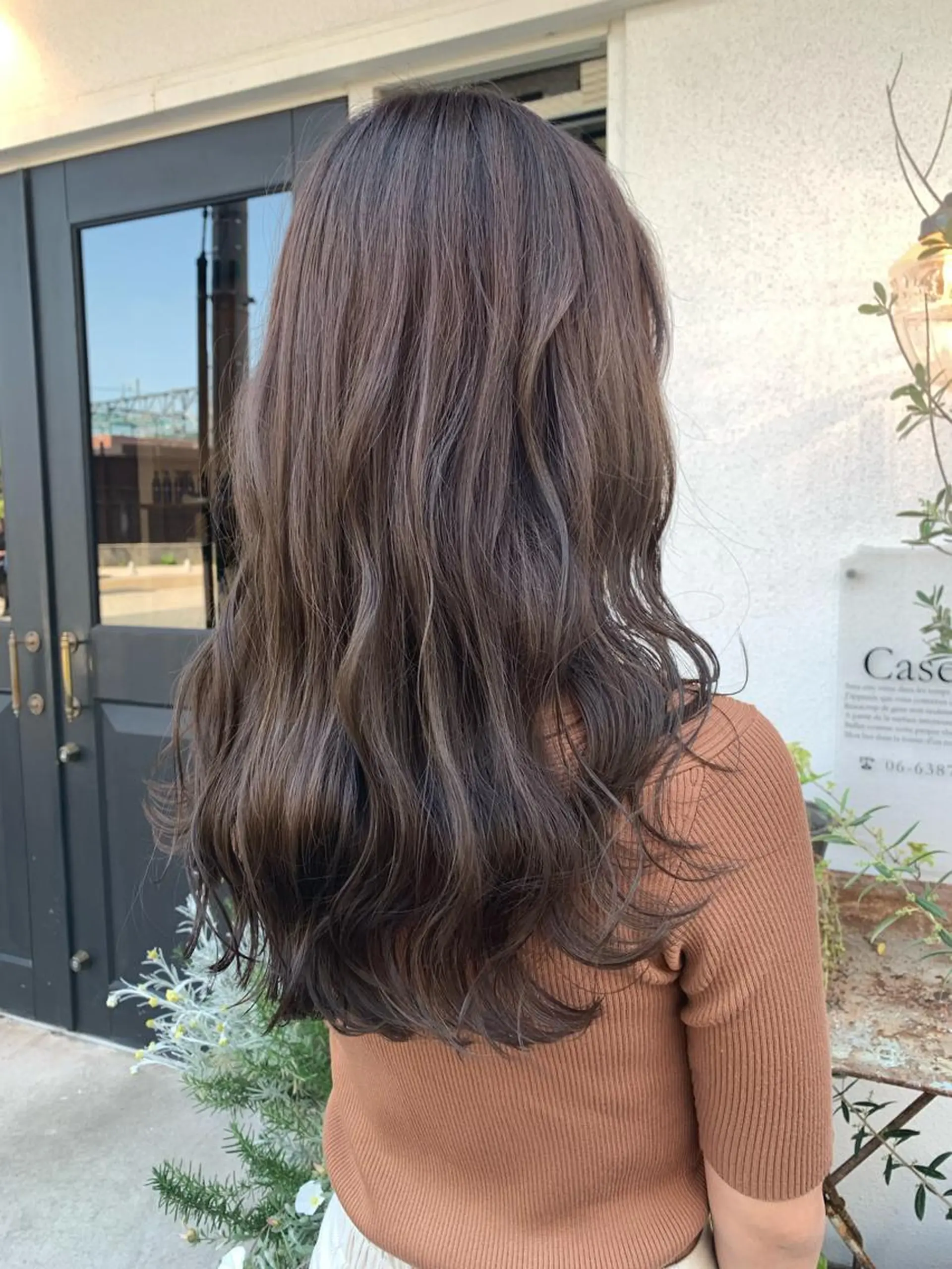 ロング カラー 藤井 美歩/赤髪のヘアスタイル