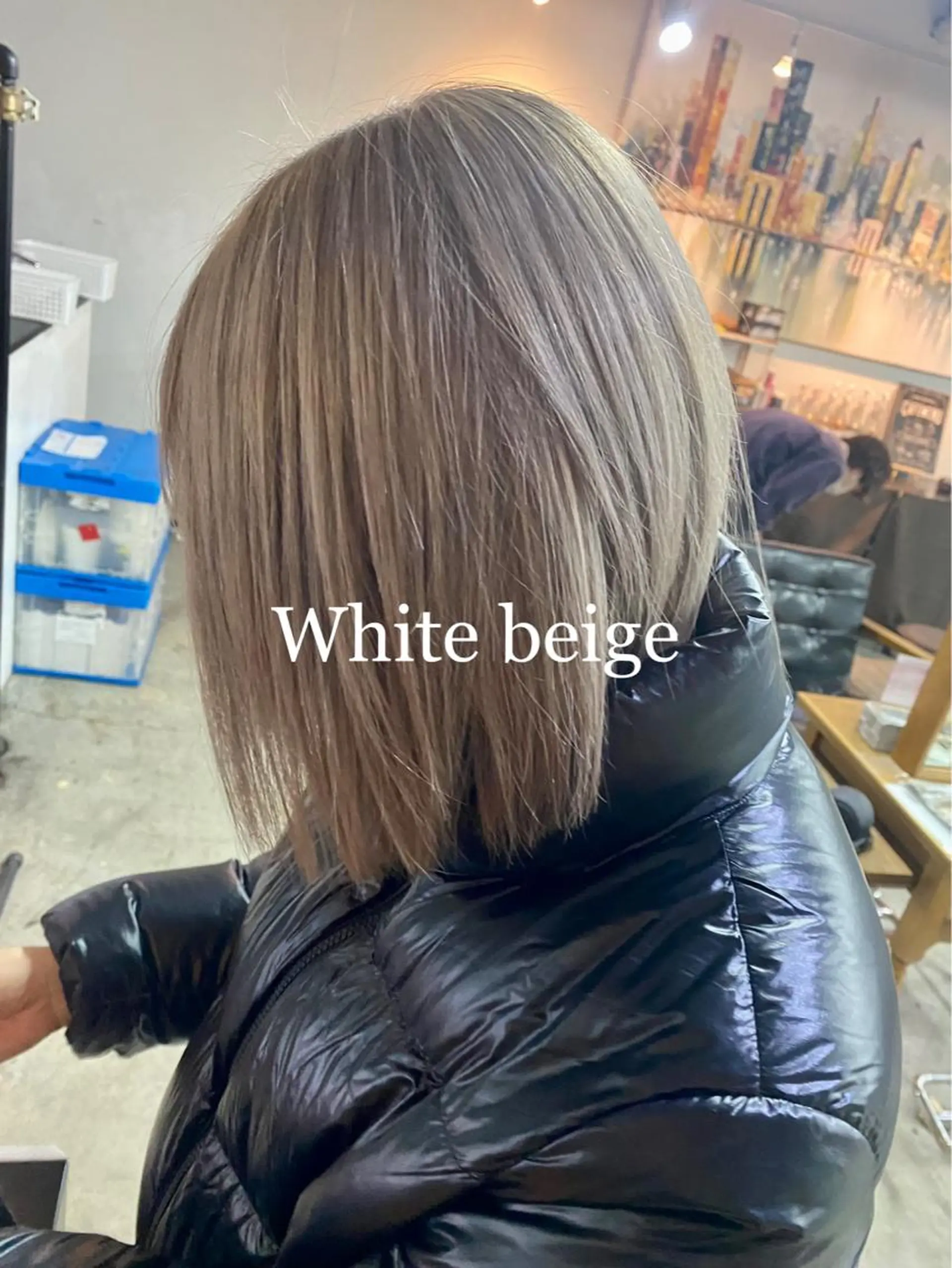 ミディアム カラー ブリーチ SOAR所属・【髪質改善・コテ巻き パーマ】　長浜千紘のヘアスタイル