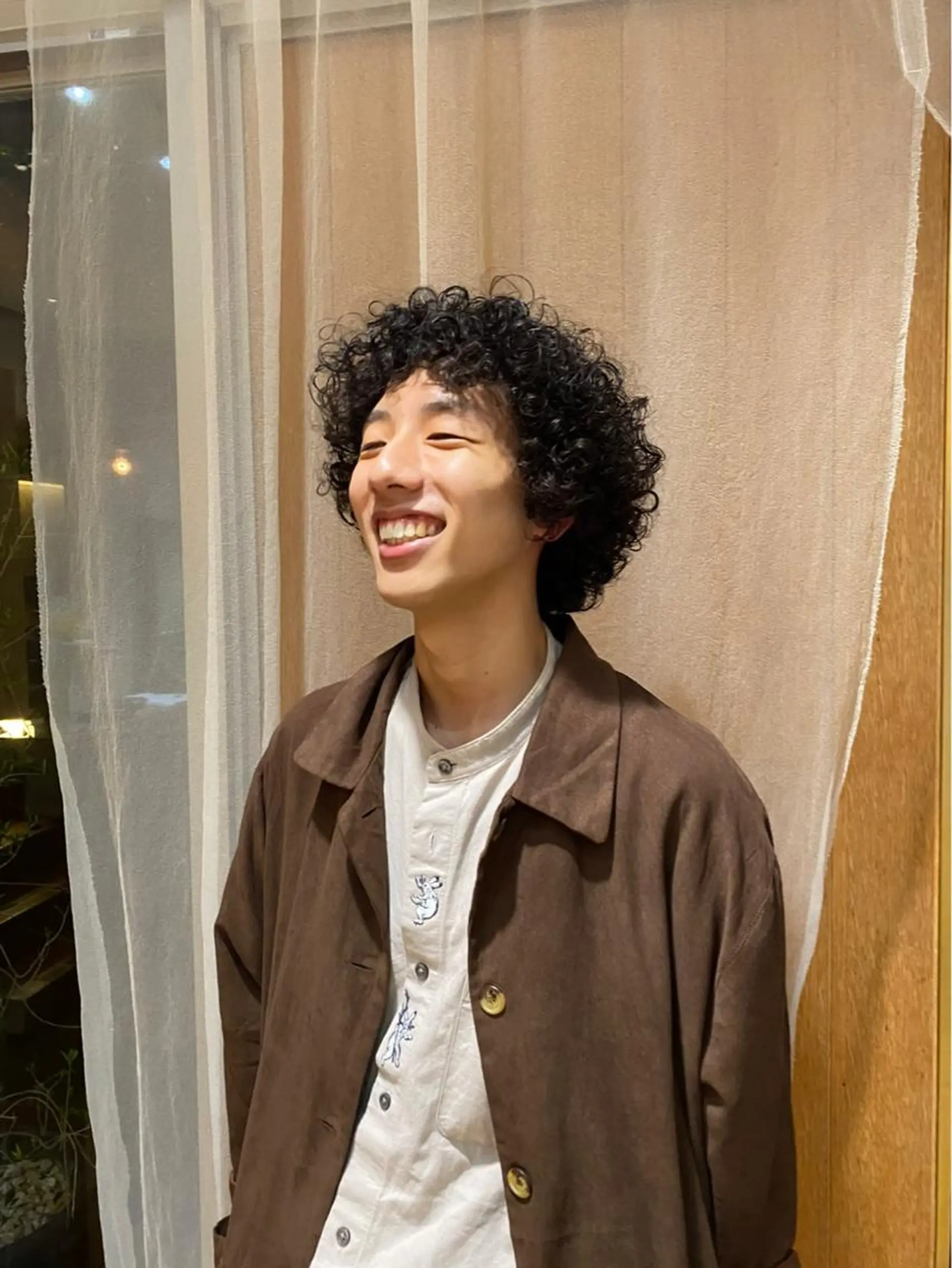 パーマ メンズ カット パーマ 似合わせカット /パーマ岡本淳平のヘアスタイル