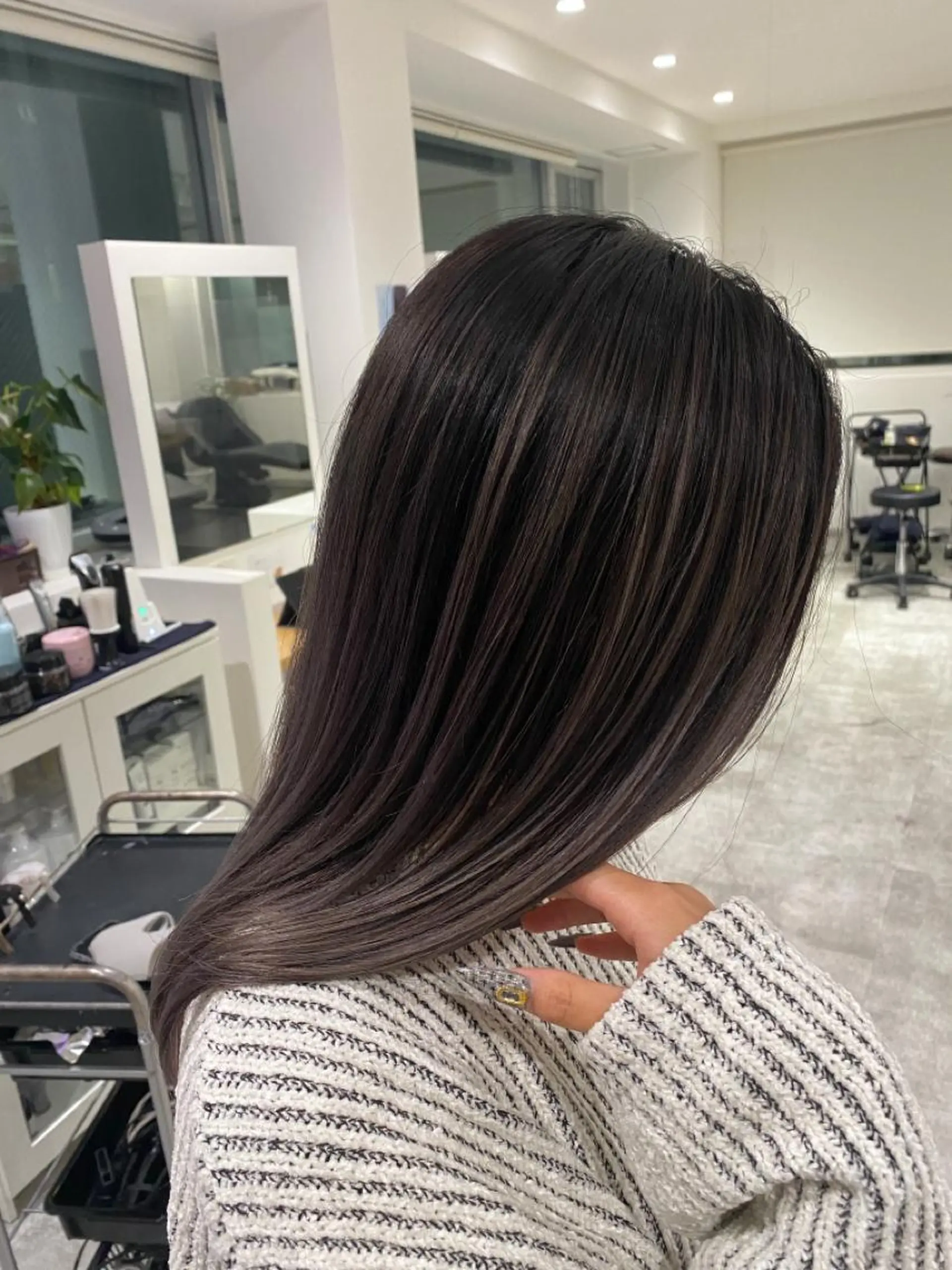 ミディアム カラー カット ヘアカラー トリートメント JILBLAN京都 ショート/ハイライトのヘアスタイル