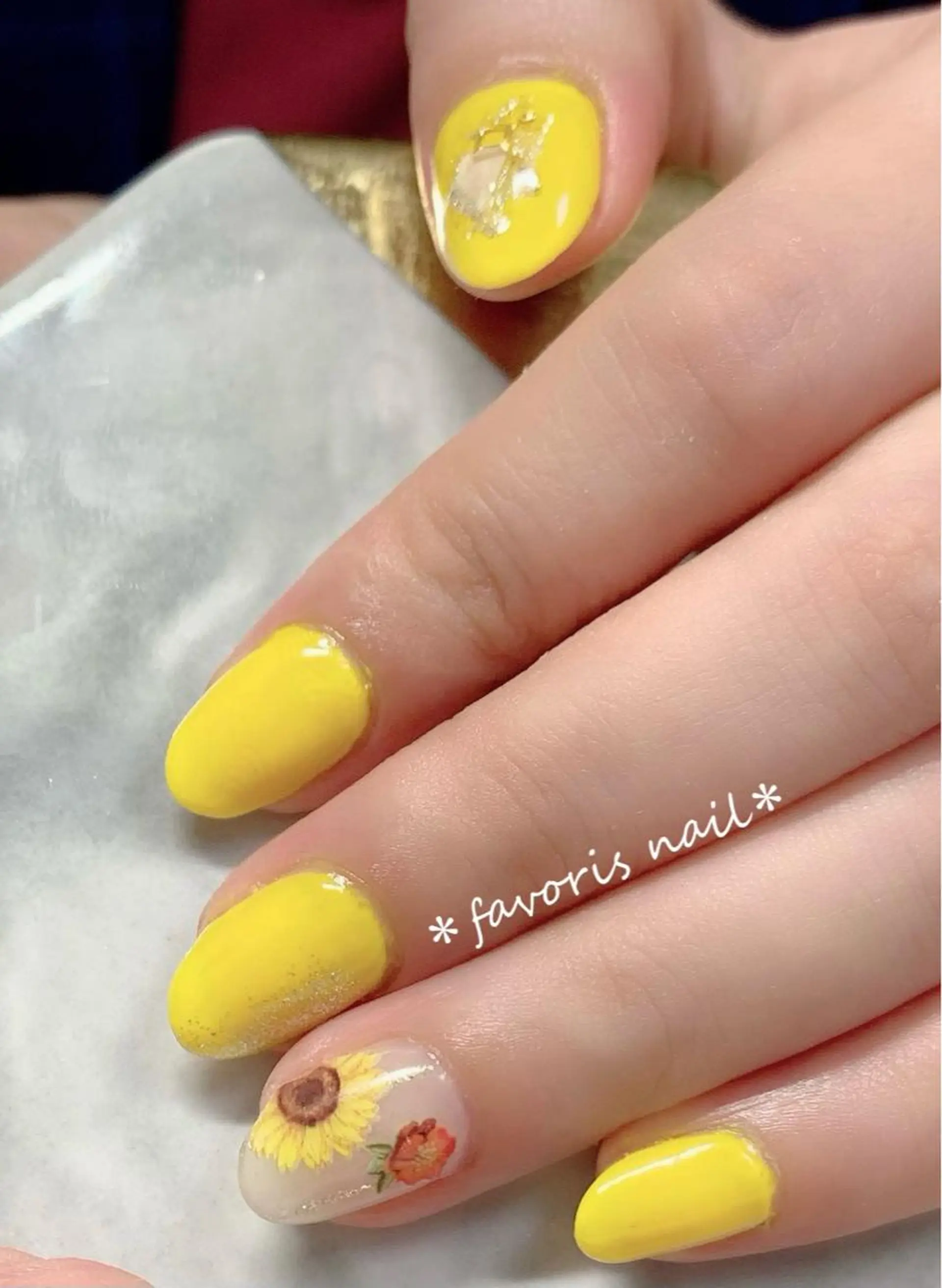 ネイル ハンドネイル favoris nail🌼のネイルデザイン