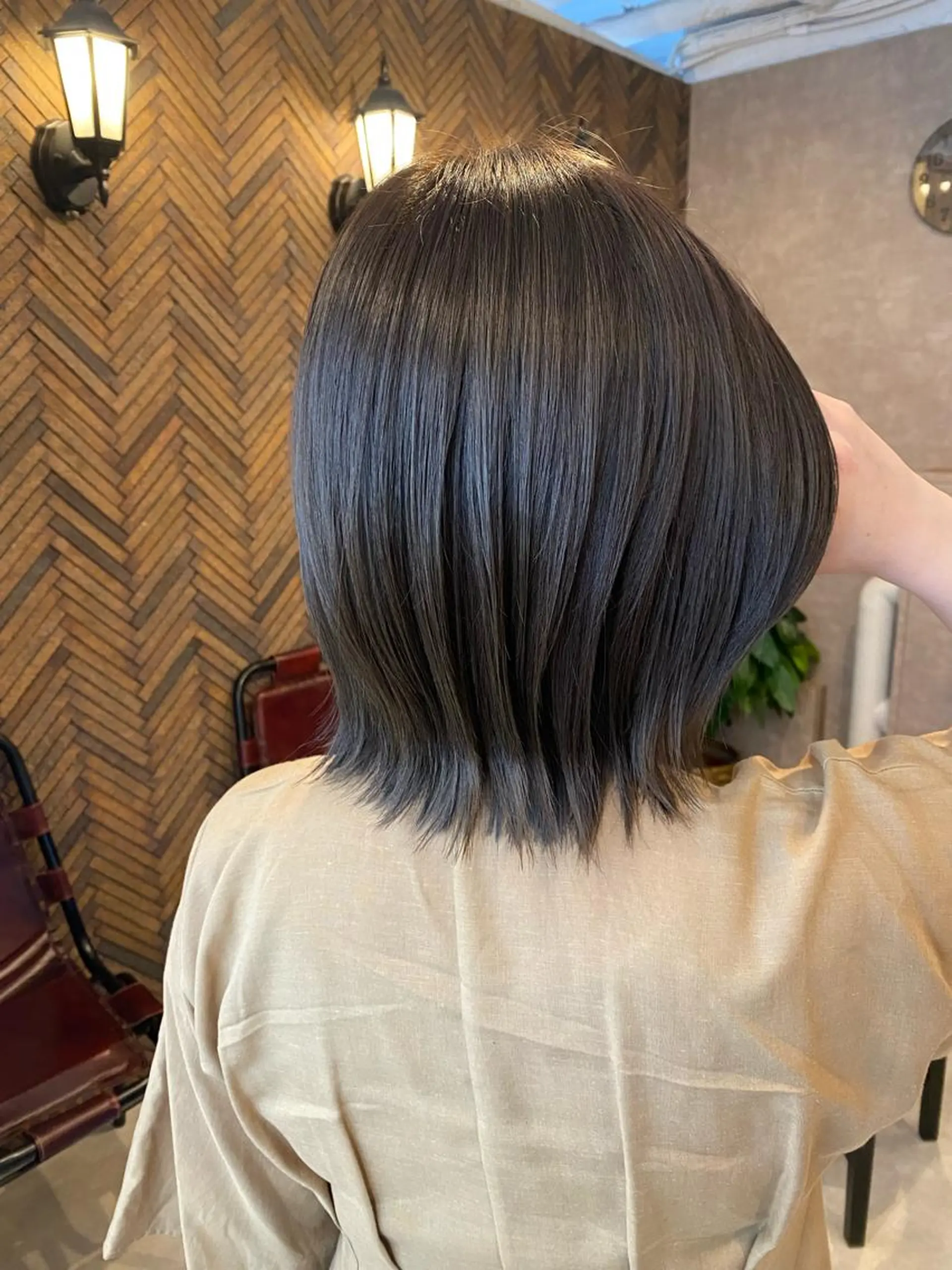 ミディアム カラー カット トリートメント tocca 💜石田愛結💜のヘアスタイル