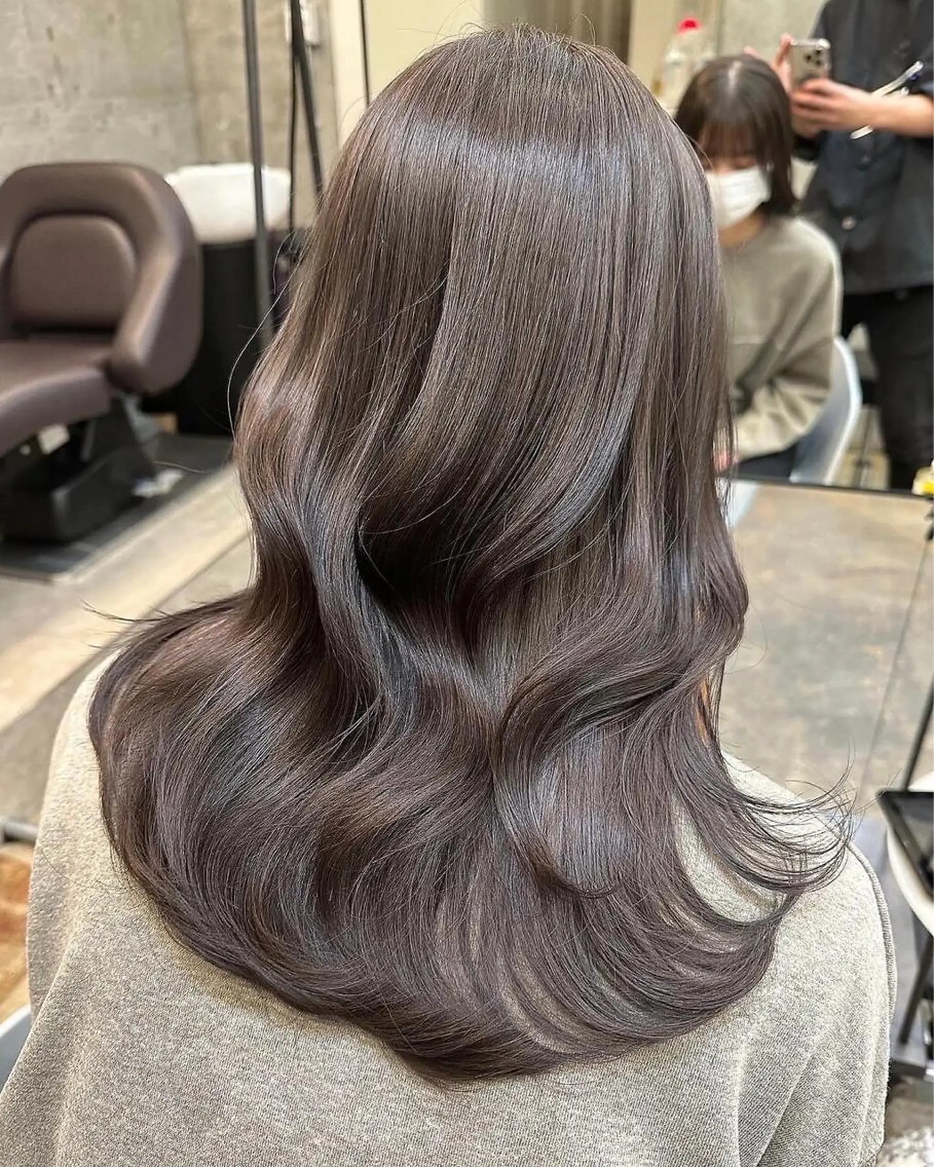 ロング カラー 透明感カラー レイヤーカット トリートメント SALOWIN原宿AROA店所属・顔まわり神カット✂︎ 齋藤雄大【原宿】のヘアスタイル