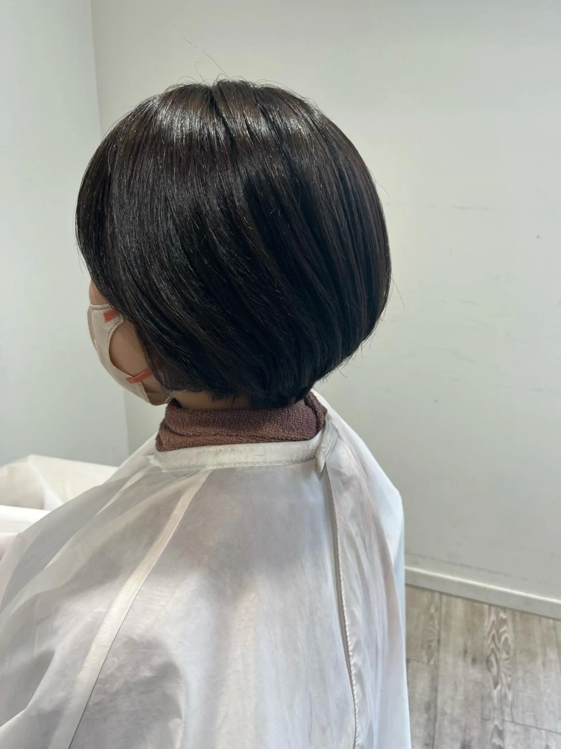 カラー ブラウンカラー ダークブラウン 西川 明李のヘアスタイル