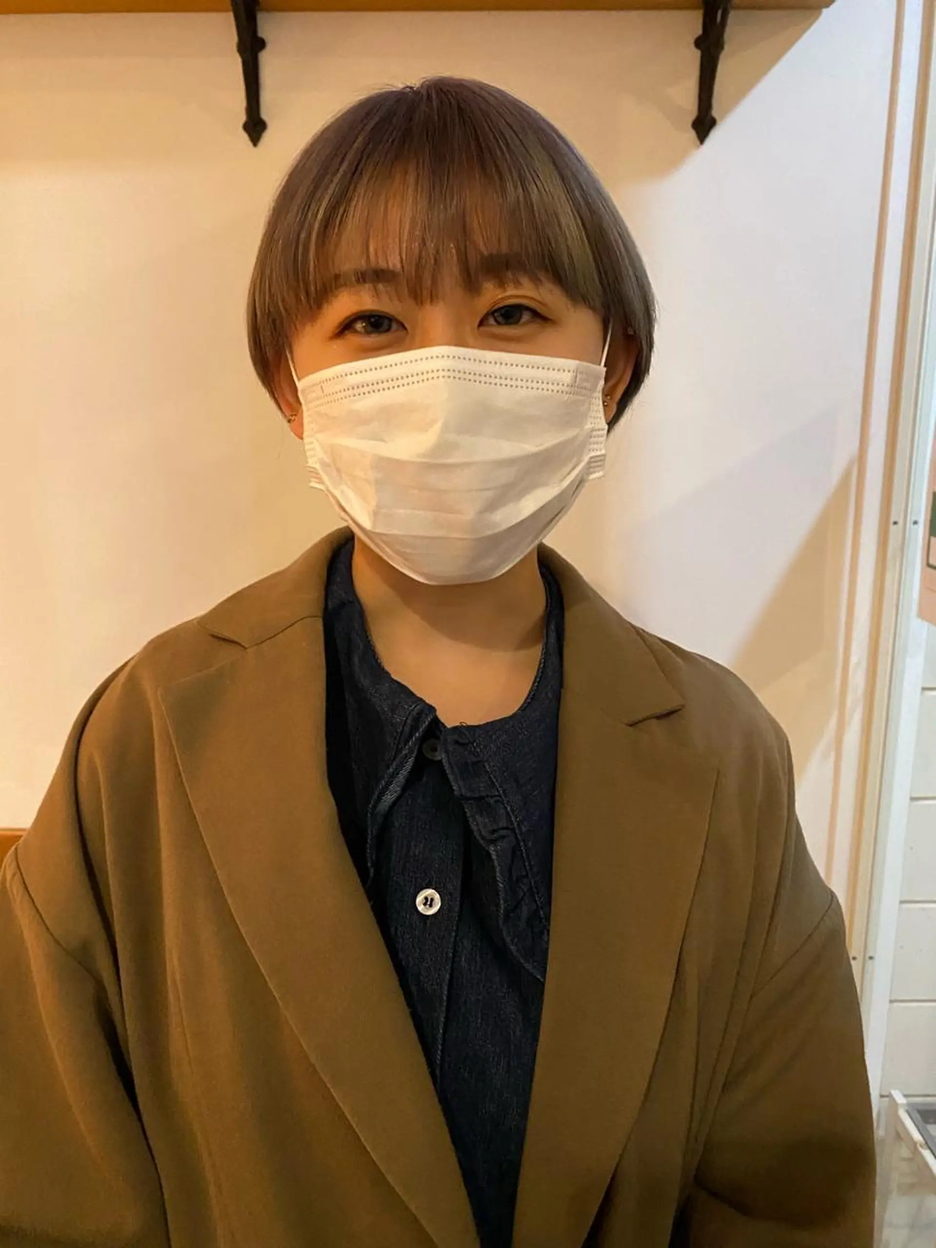ショート ショートヘア 店長　ショート& パーマ　坂本のヘアスタイル