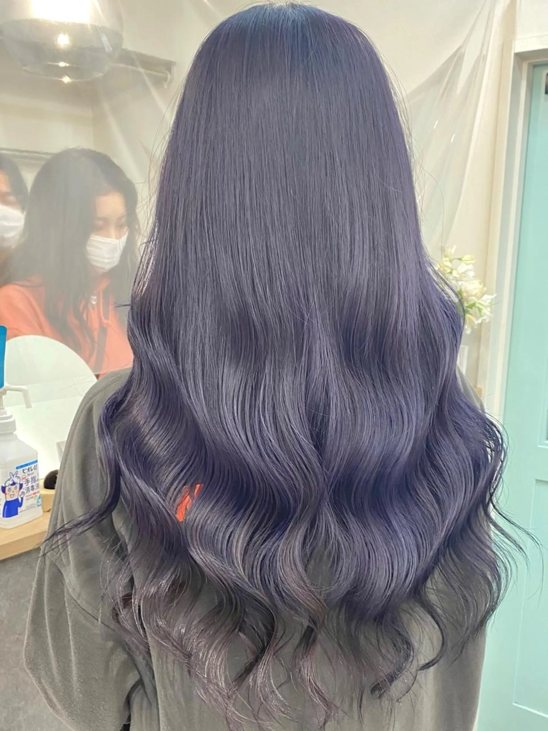 ロング カラー アッシュ ラベンダーカラー ラベンダーアッシュ カット ヘアカラー トリートメント ヘアセット 💘カラー特化美容師 尾崎拓己のヘアスタイル