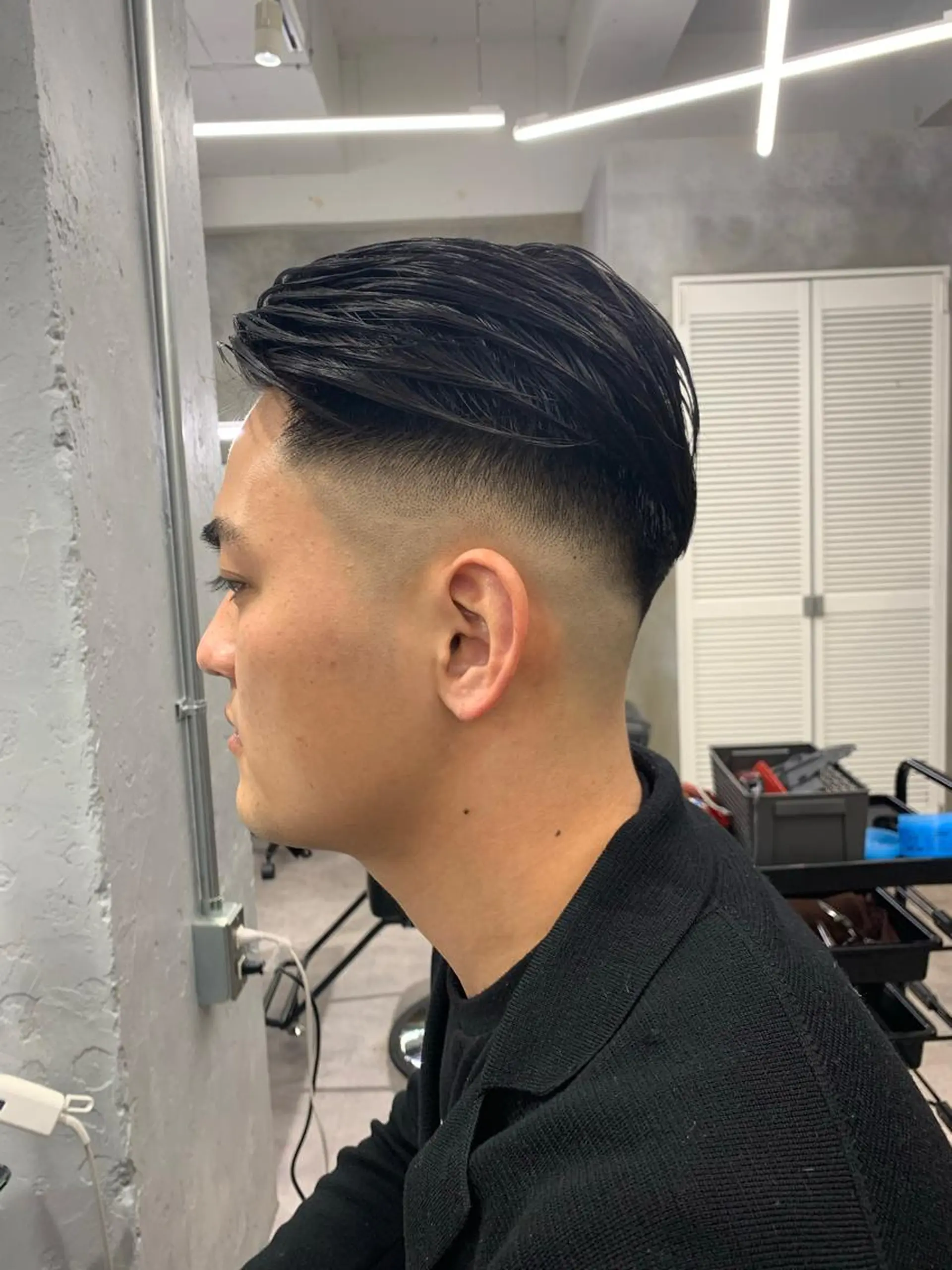 ショート メンズ フェードカット スキンフェード カット Arumeria ❄️富澤翼❄️のヘアスタイル