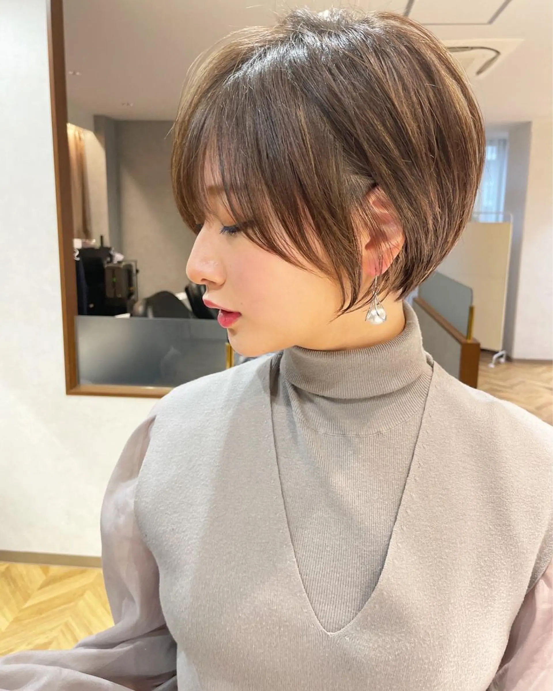 ショート 💛うる艶ハイトーン LEON💛のヘアスタイル