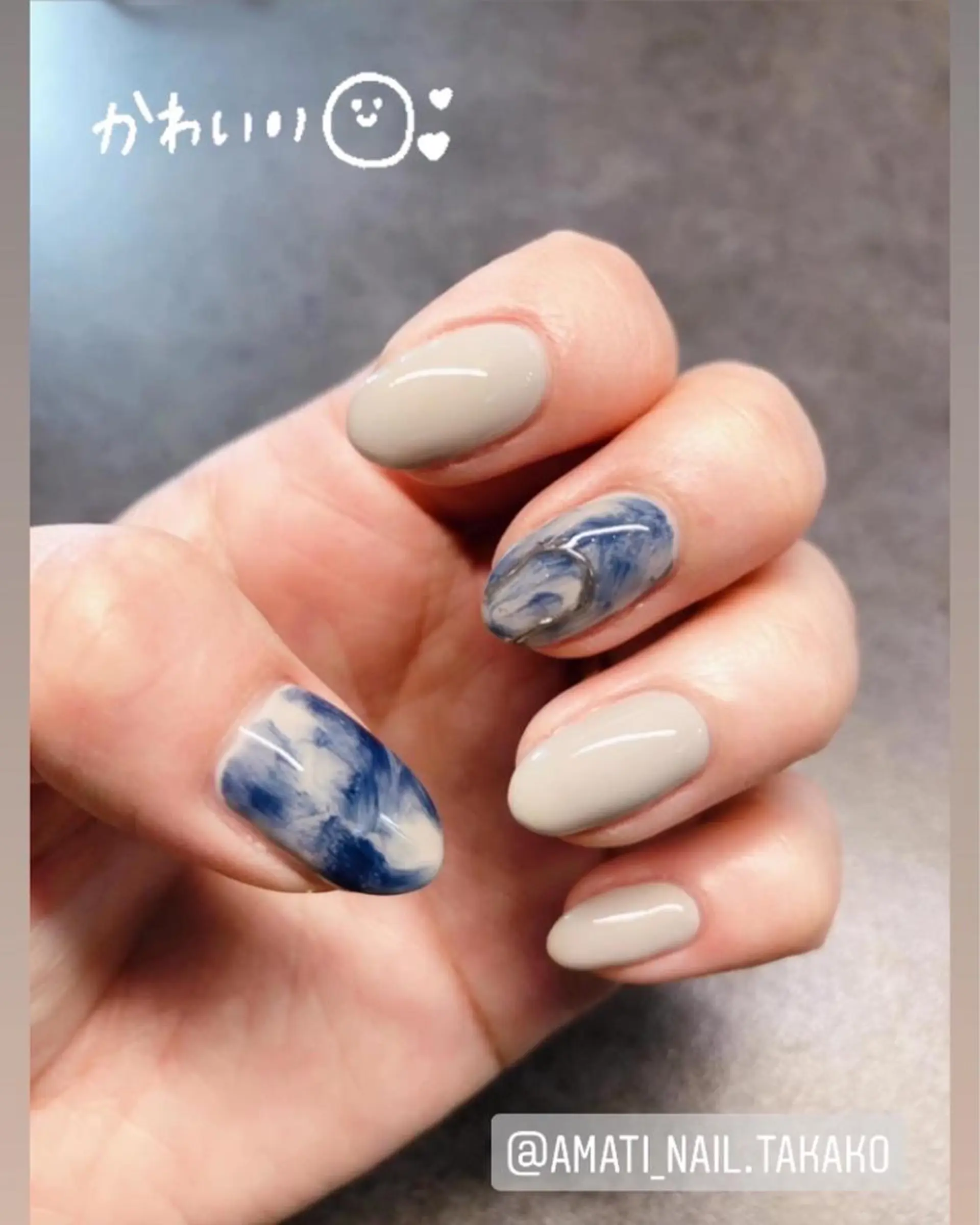 ネイル ニュアンスネイル ワンカラーネイル シンプルネイル amati_nail TAKAKOのネイルデザイン