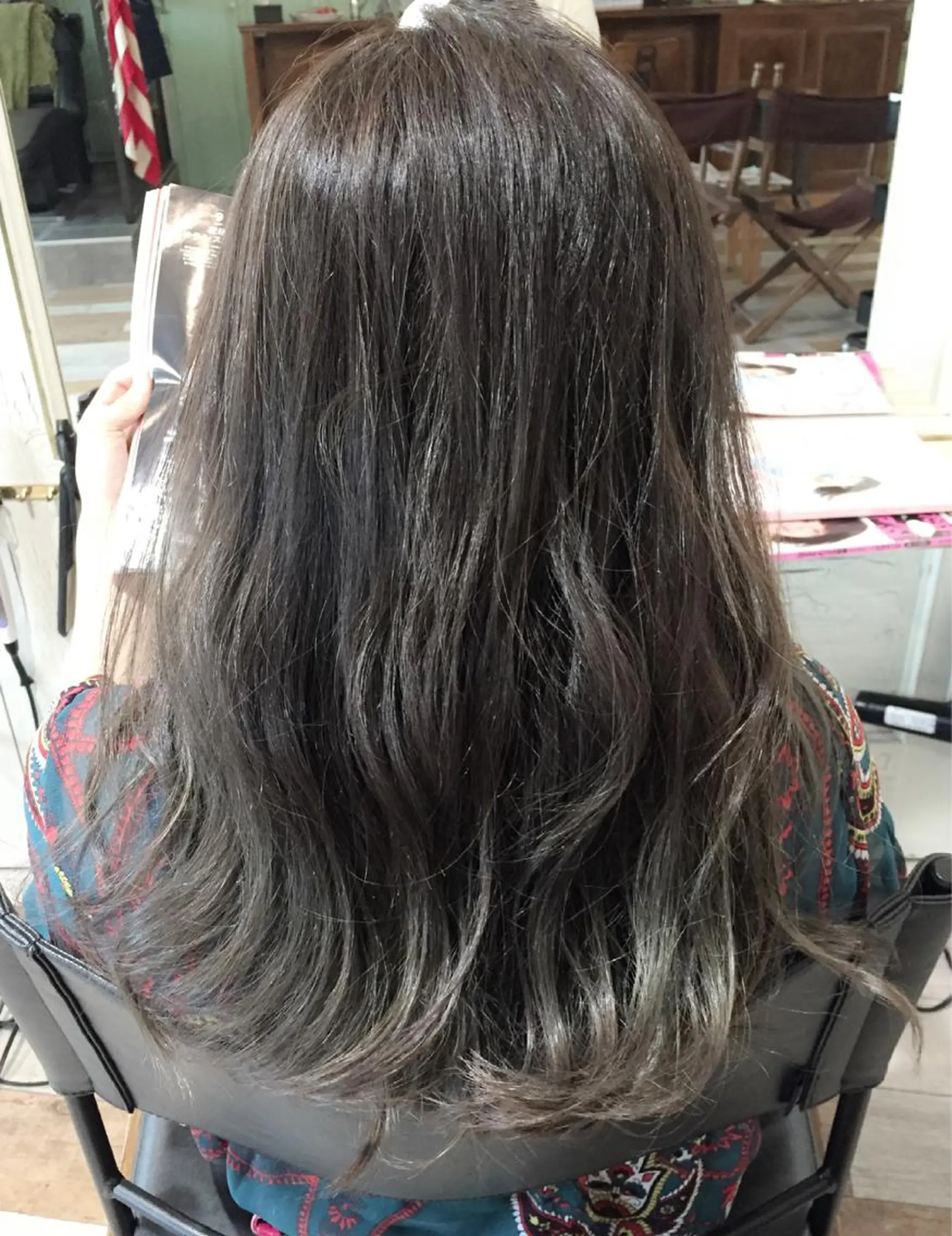 ロング カラー グレージュ カット ヘアカラー トリートメント ヘッドスパ TOPstylist ✂️フセケイタ✂️のヘアスタイル