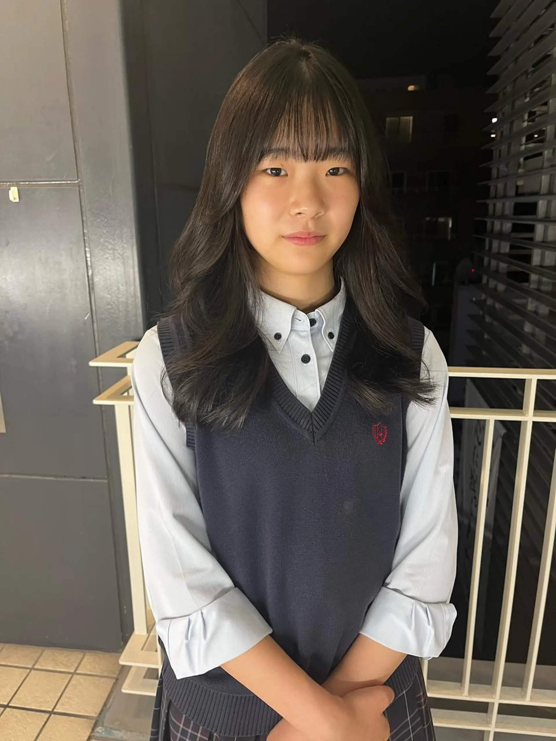 ロング ヘアアレンジ ボブ くびれヘア 顔まわりレイヤー ハイライト 髪質改善 カット umu.［韓国ヘア /レイヤーカット］のヘアスタイル