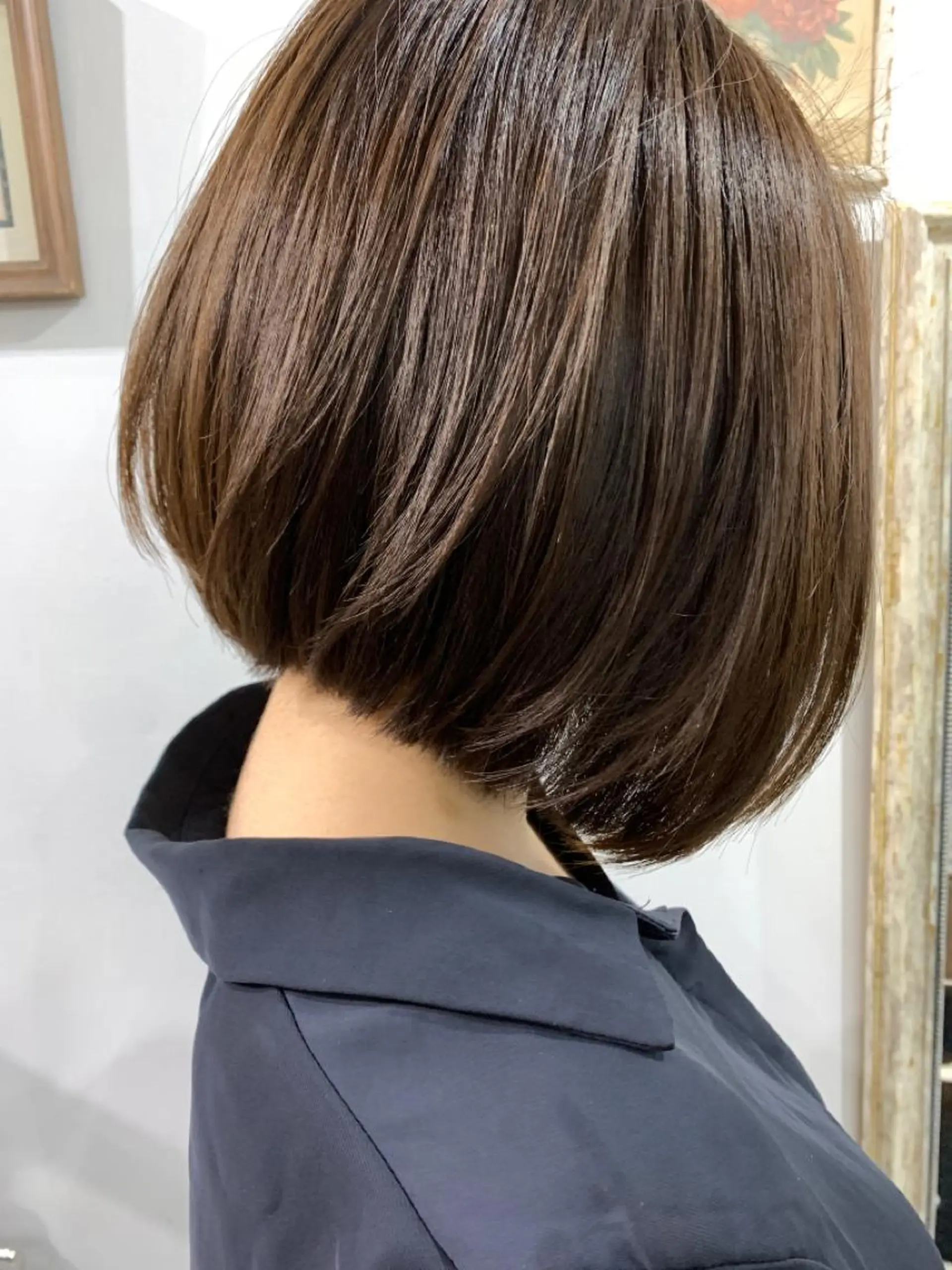 ミディアム カラー ボブ エクステ（レミー毛） NINEのヘアスタイル