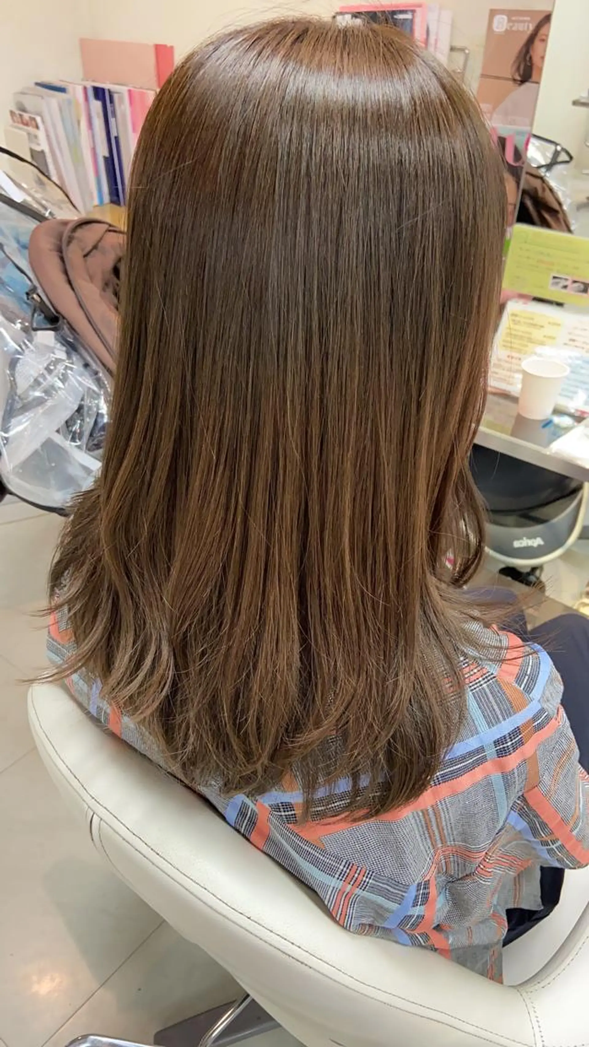 ロング カラー 透明感カラー ヘアカラー トリートメント 菊地 美憂のヘアスタイル