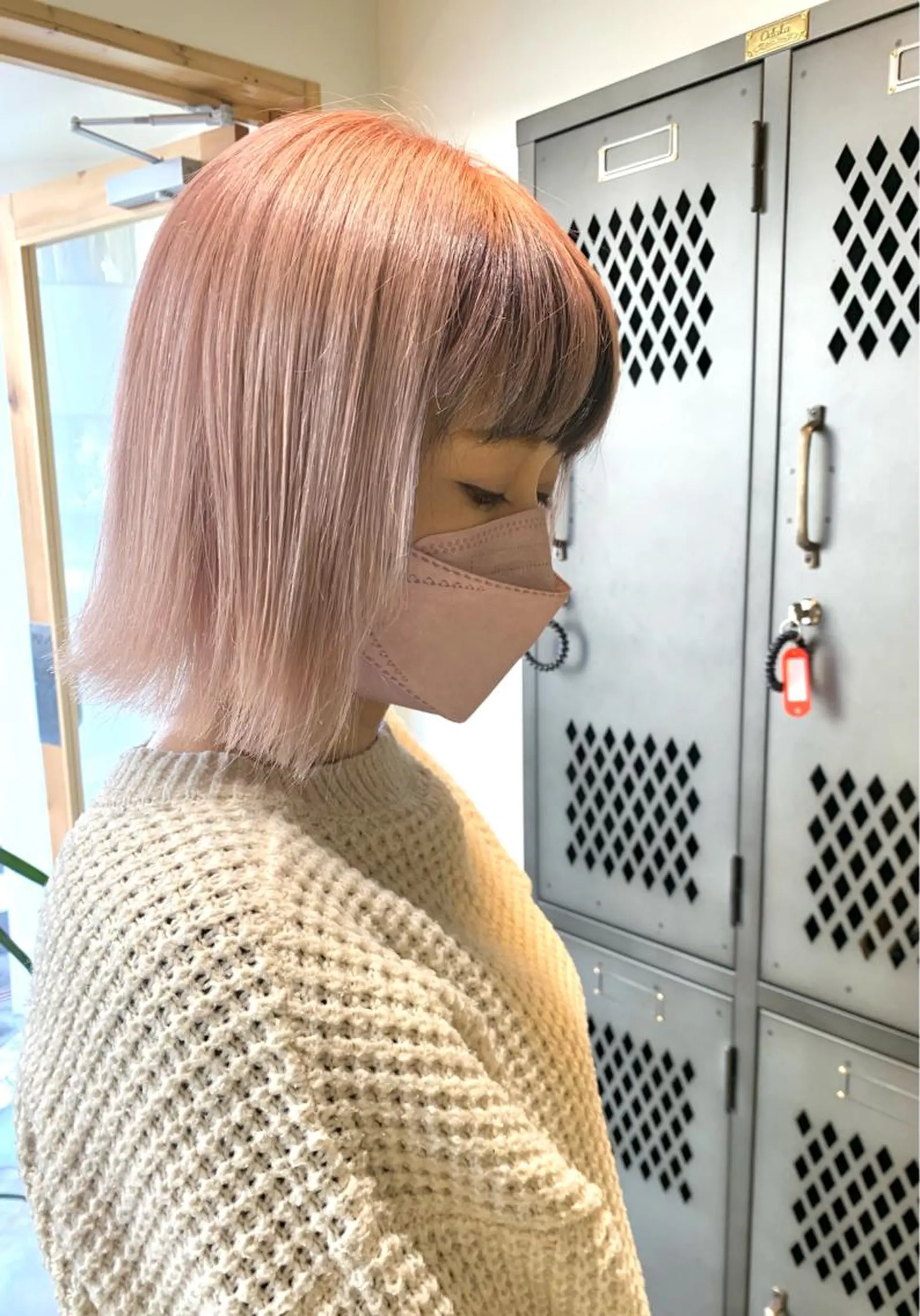ミディアム カラー カット ヘアカラー トリートメント 園田 将士のヘアスタイル