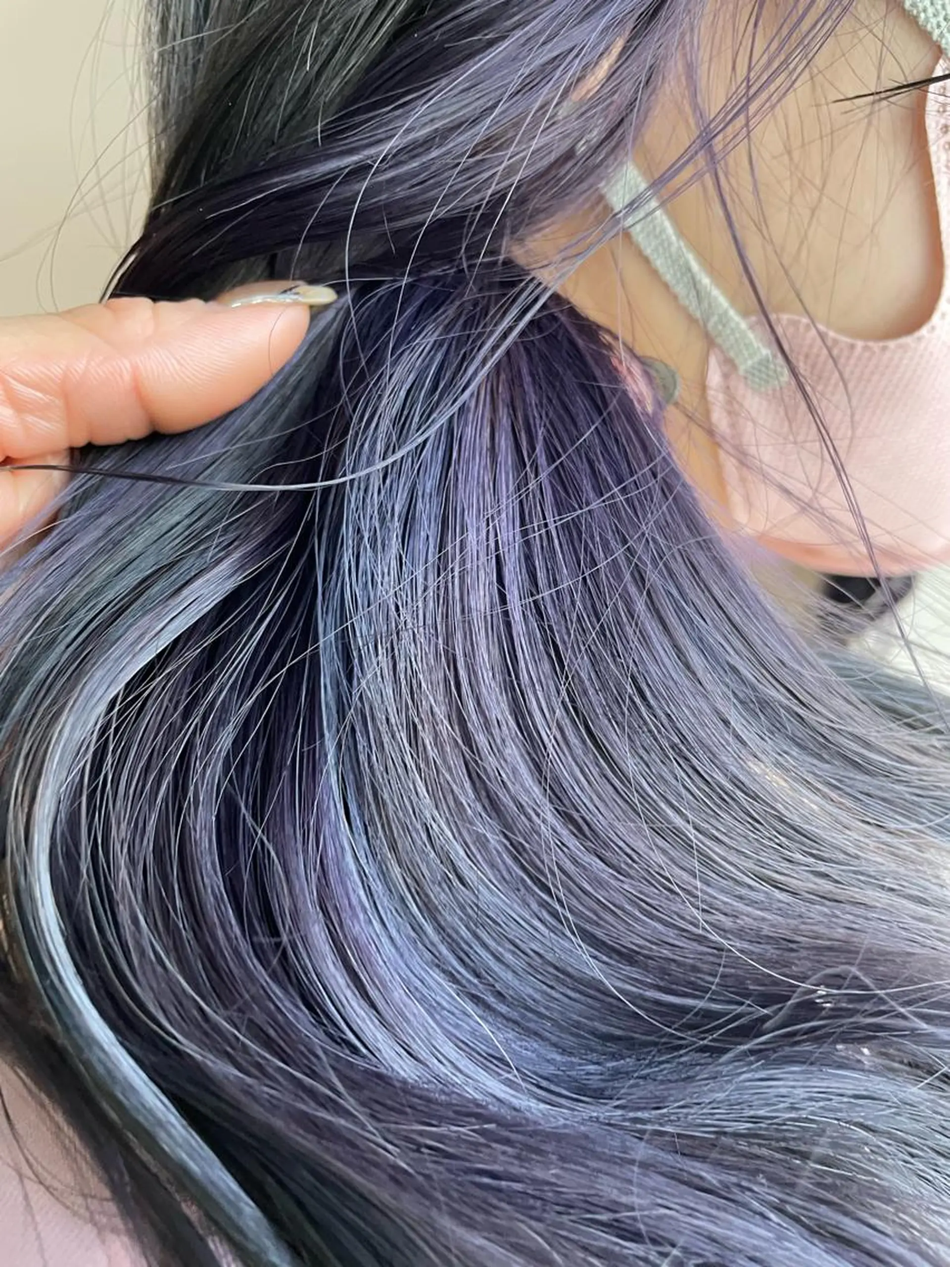 ロング カラー ヘアアレンジ キッズ マツエク・マツパ 透明感カラー/推しカ ラー☁️JURAのヘアスタイル