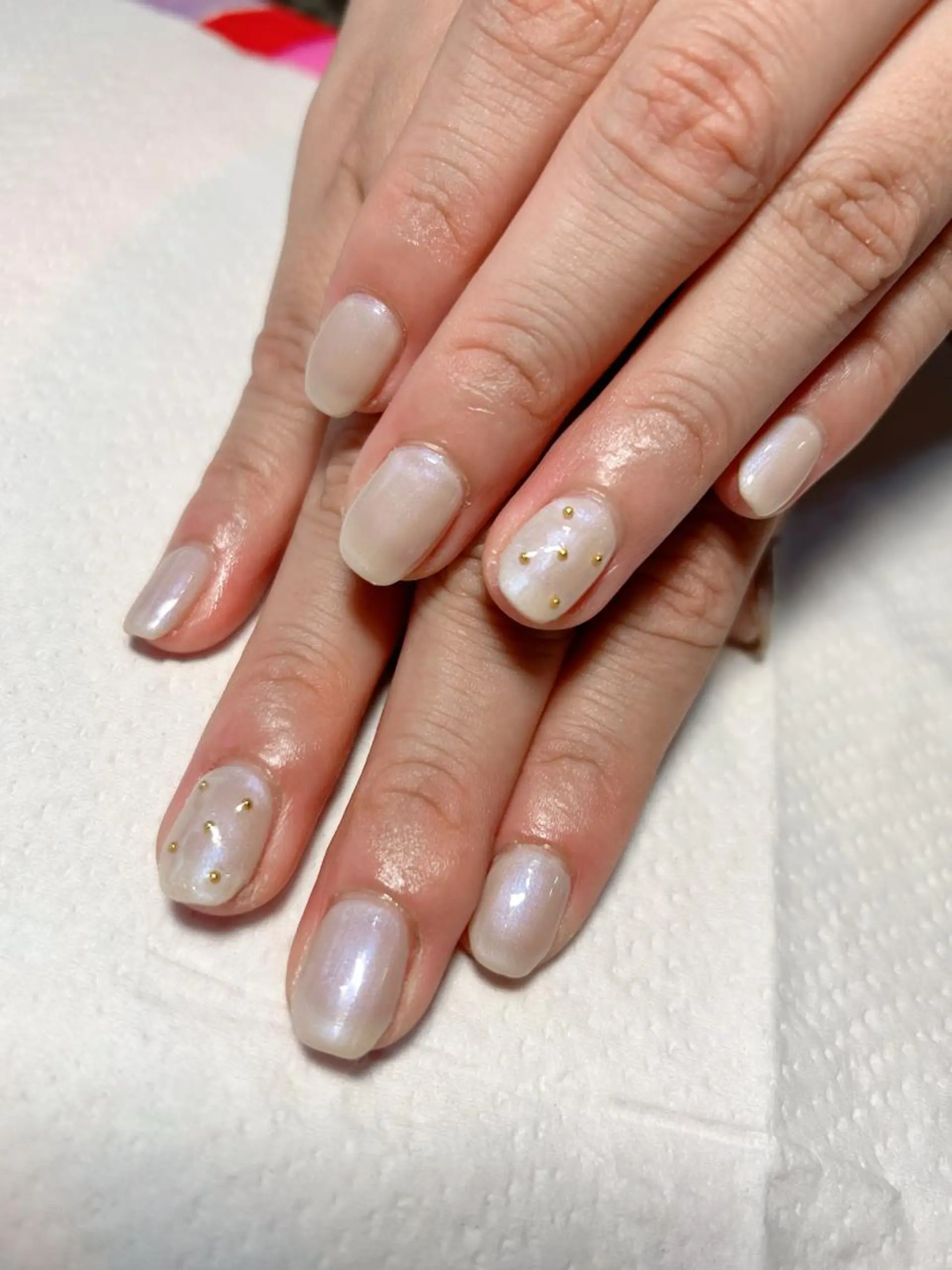 ネイル シンプルネイル ハンドネイル ハンドケア Ainchi nail所属・＊ misa ＊のネイルデザイン