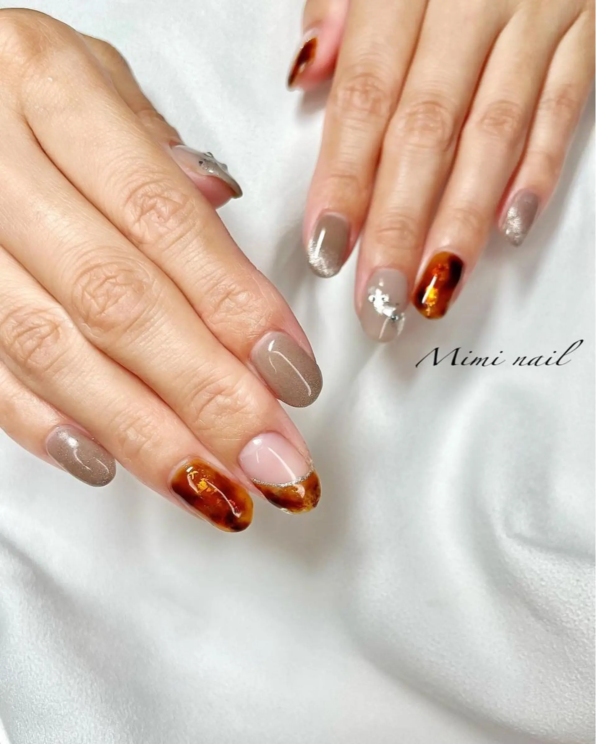 ミディアム ハンドネイル beauty salonM&Iのネイルデザイン