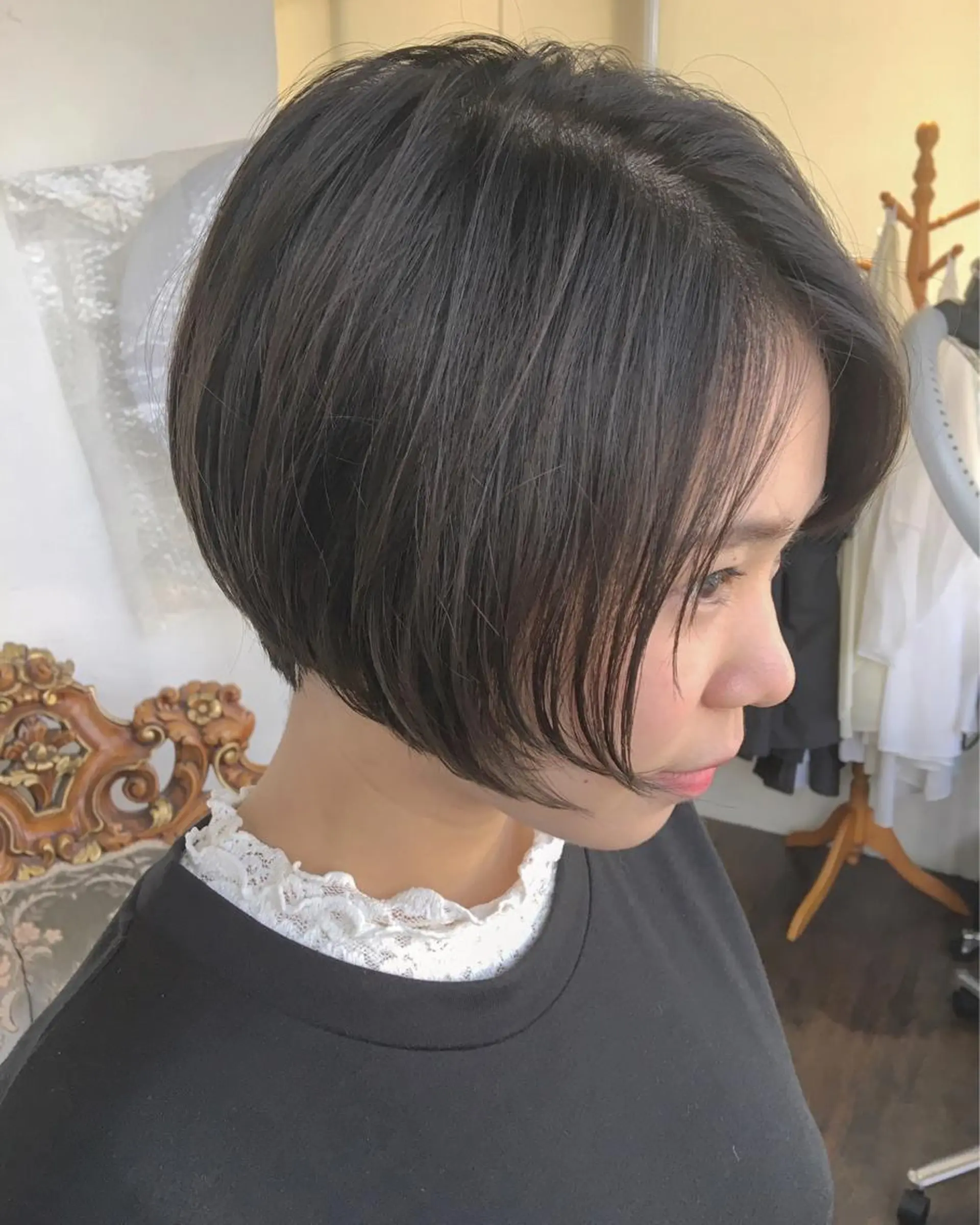 ショート カラー ヘアアレンジ ショートボブ ボブ ショートヘア エグチ アキラのヘアスタイル