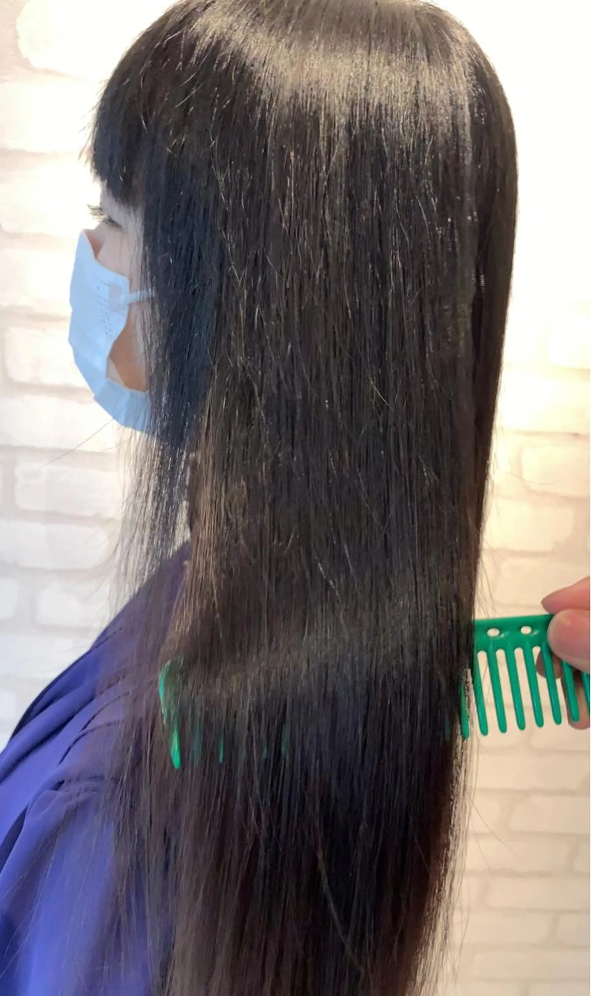 ロング トリートメント 髪質改善 貸切サロンのヘアスタイル