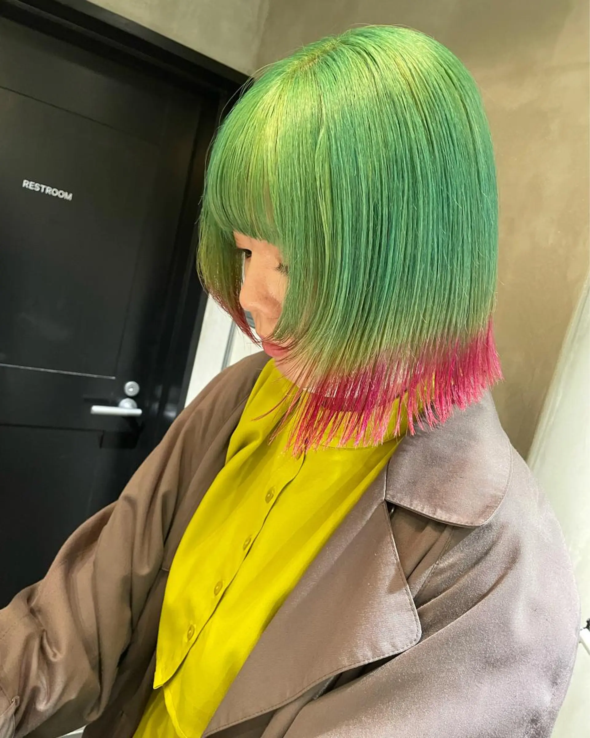 ショート カラー ヘアカラー トリートメント 優 作のヘアスタイル