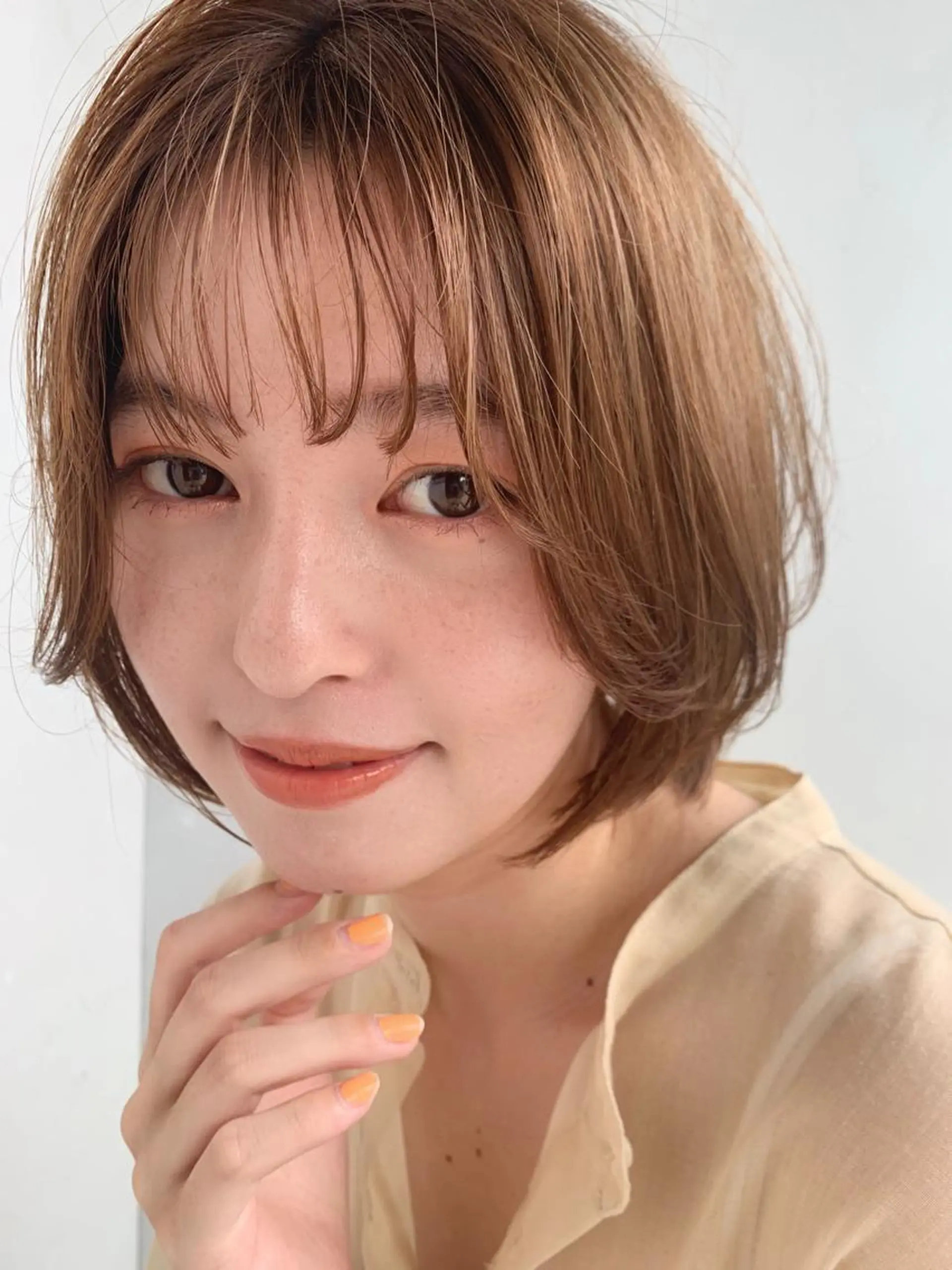 ショート カラー conne&riri所属・MA YUのヘアスタイル