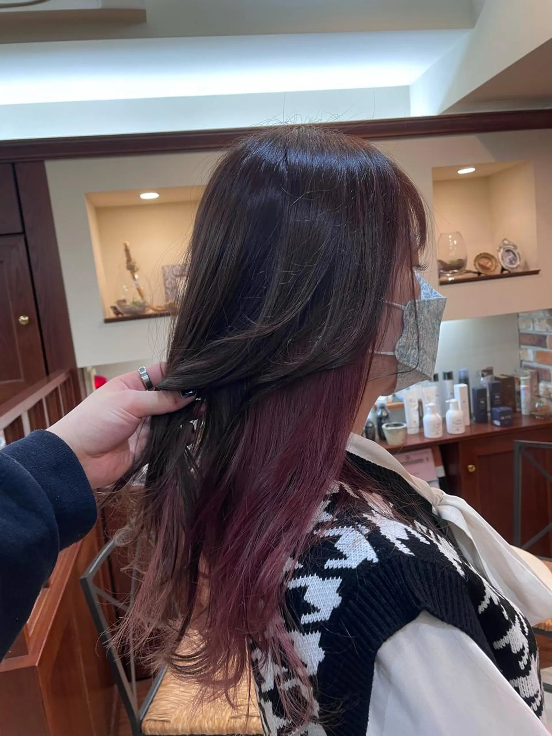 ロング ヘアカラー League サトウナツのヘアスタイル