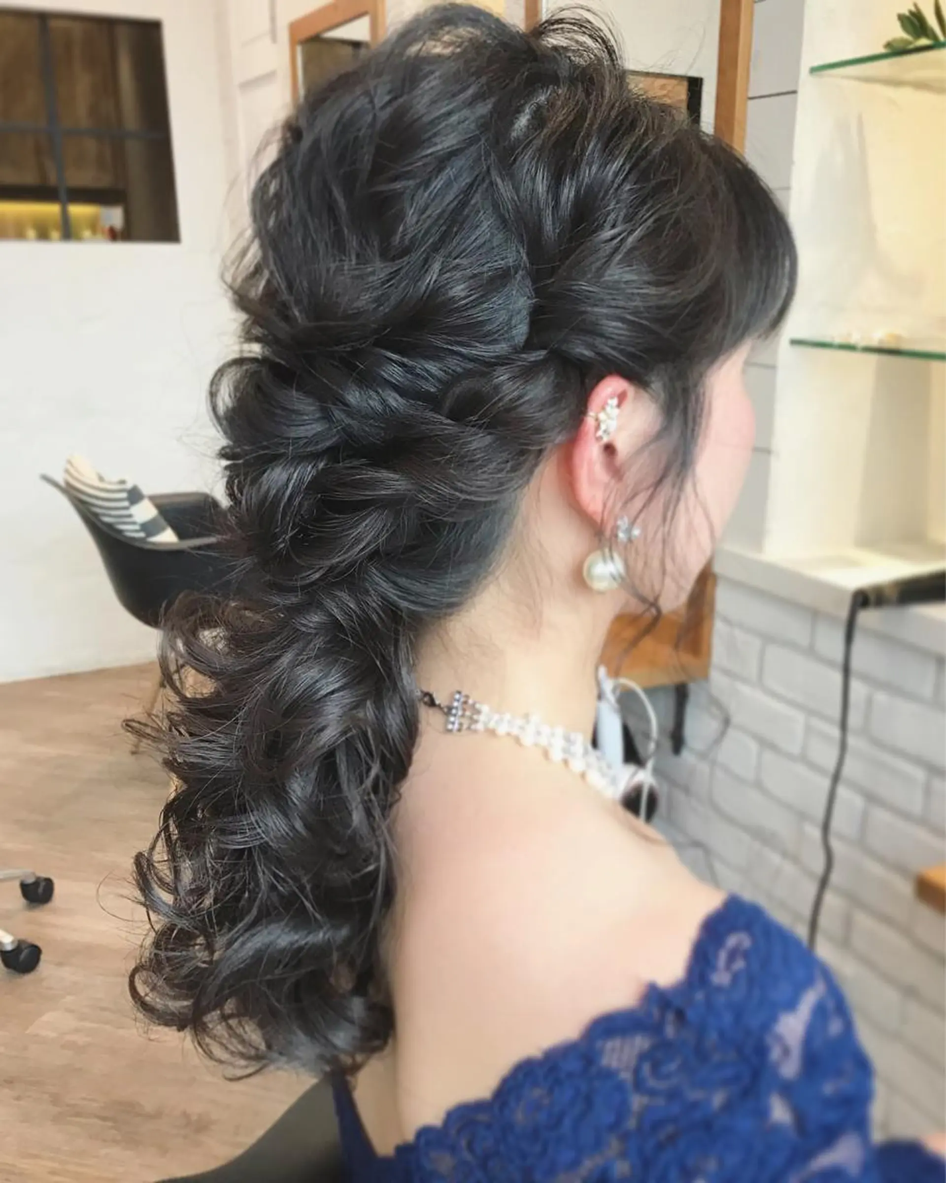 セミロング ヘアアレンジ ⭐️ アユミ⭐️のヘアスタイル