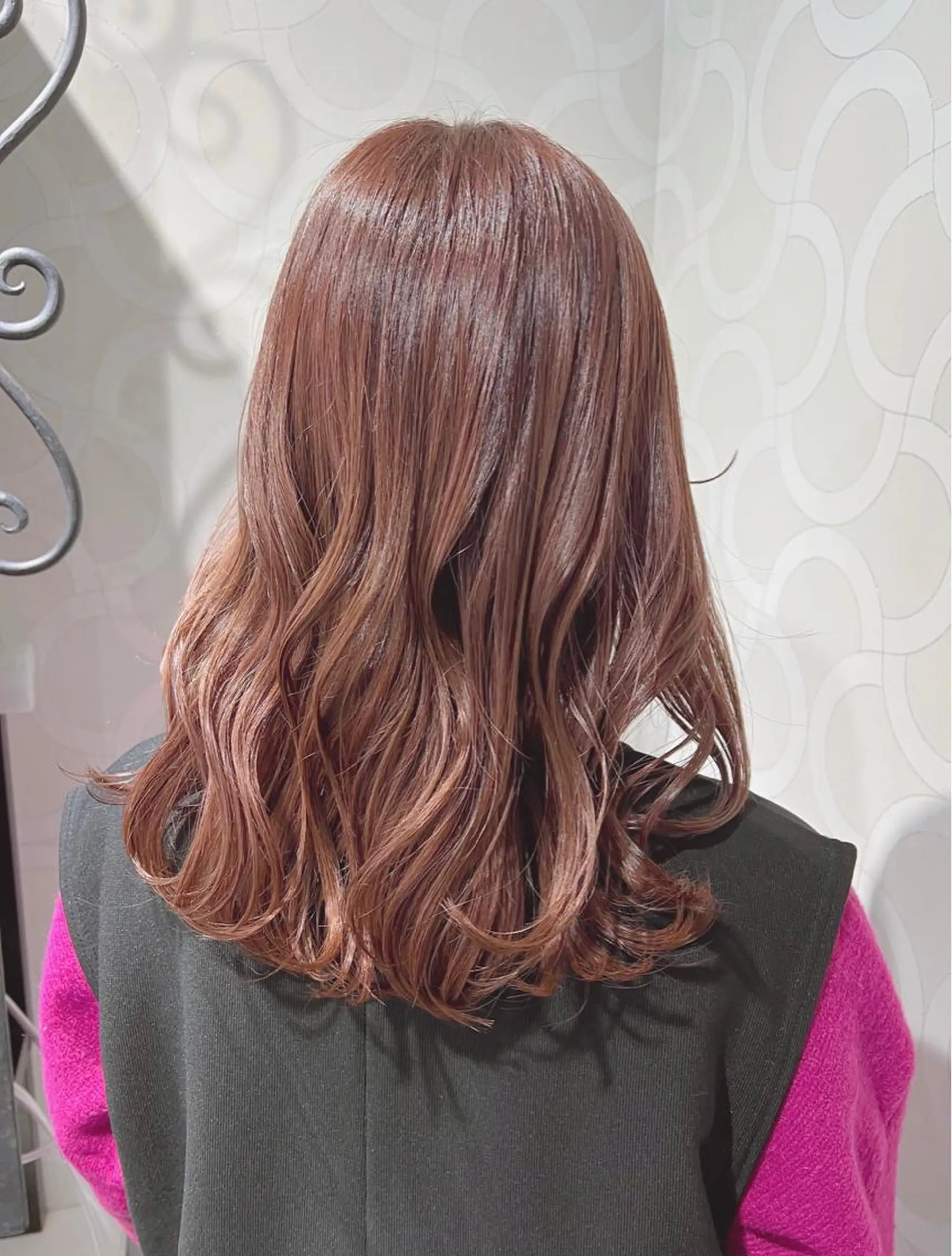 セミロング カラー ベージュカラー ブラウンカラー カシス ラベンダーカラー ラベンダーピンク 艶髪モテヘア ♡tomimaのヘアスタイル