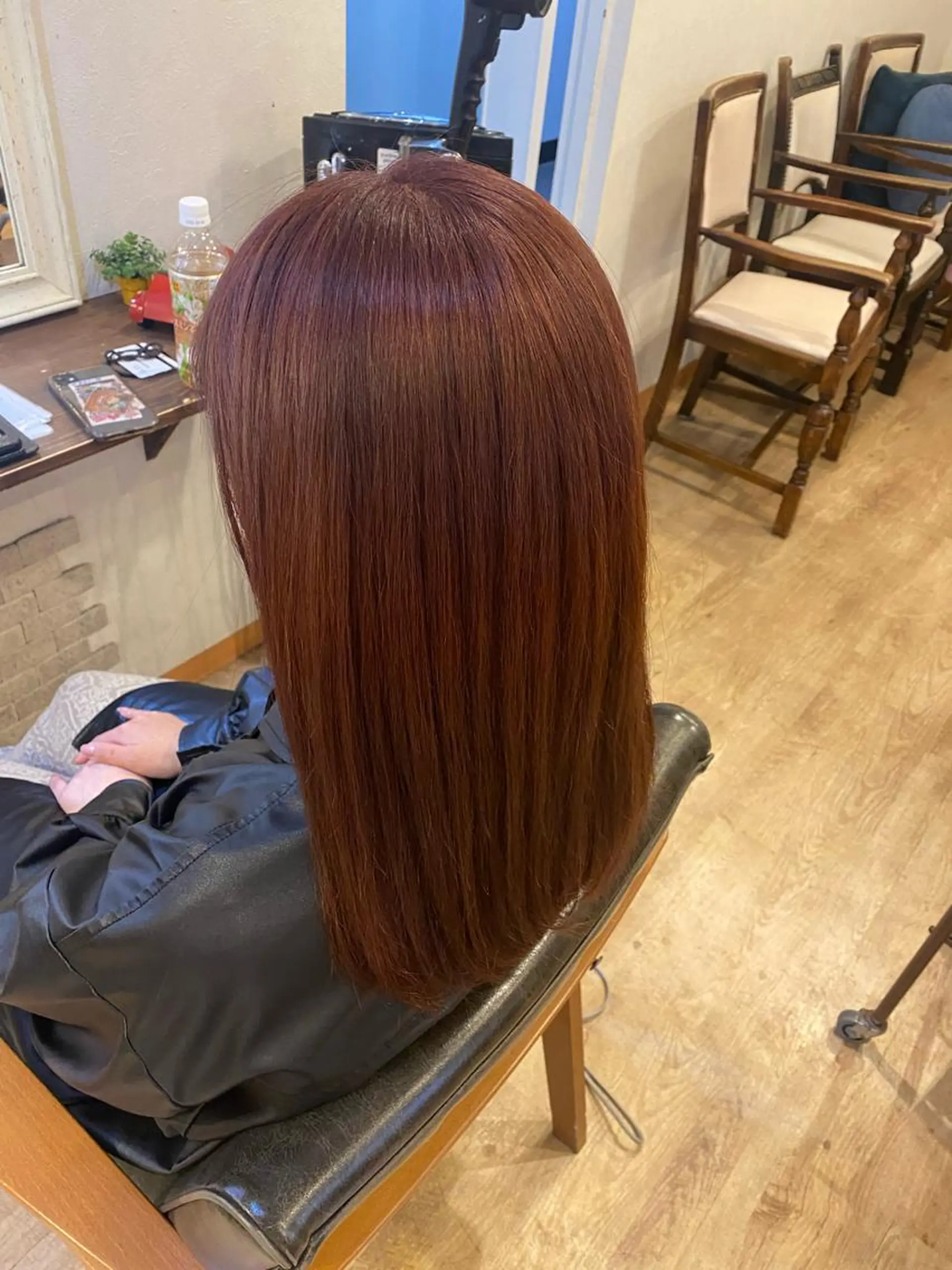 セミロング カラー ブリーチ オレンジ ピンクカラー カット ヘアカラー トリートメント 💎縮毛矯正/透明感 カラー💎椎葉みひろのヘアスタイル