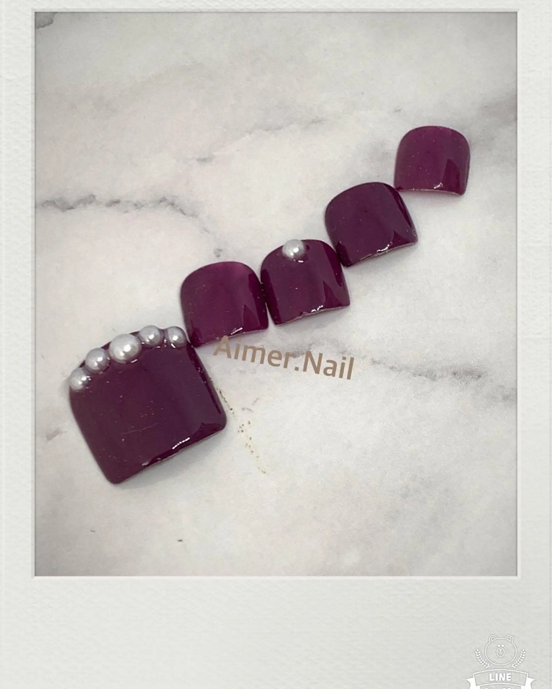 ネイル フットネイル フットネイル Aimer. Nailのネイルデザイン