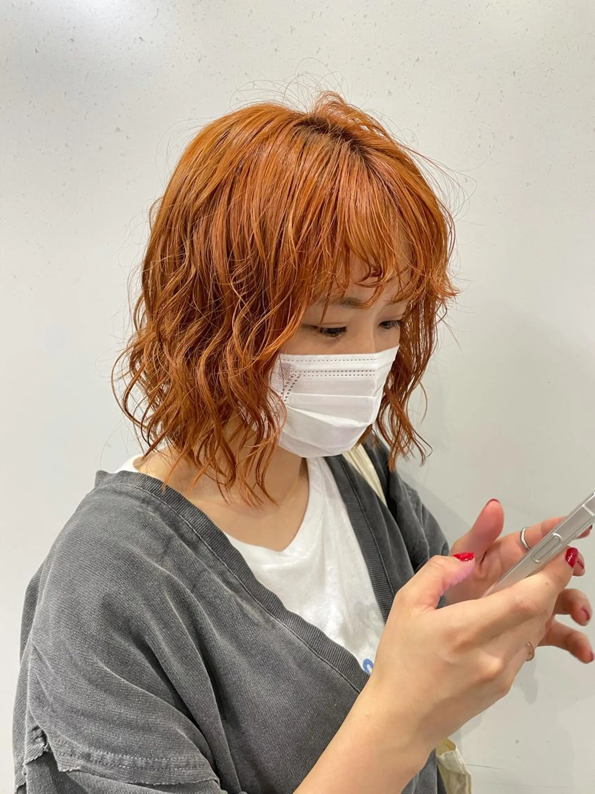 ショート パーソナルカラー 藤本夢のヘアスタイル