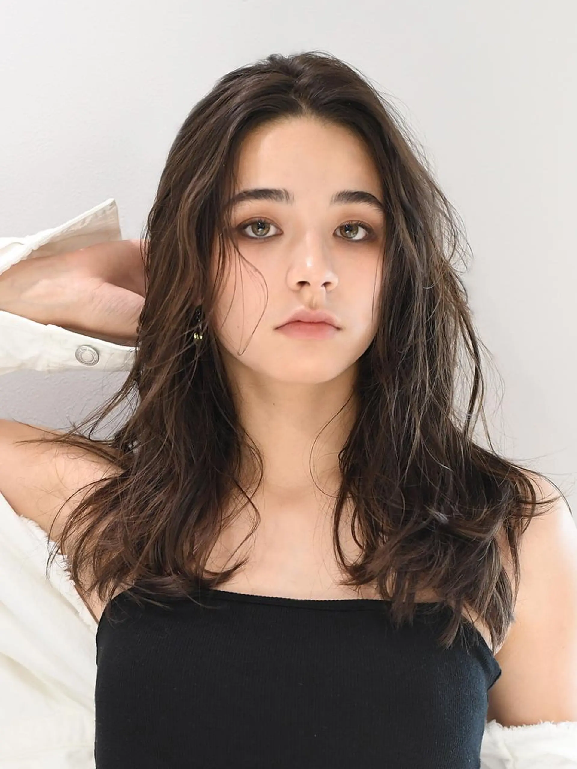 ロング 川上 春香のヘアスタイル