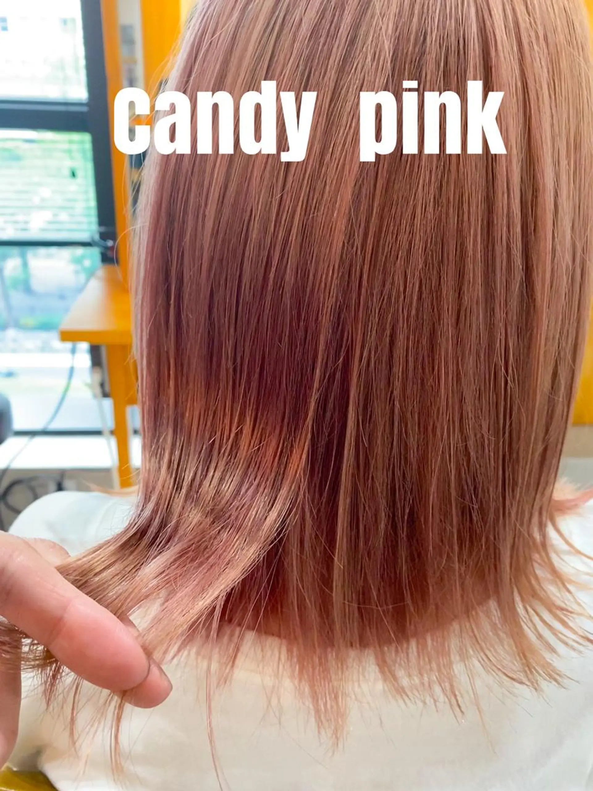 ショート カラー ブリーチ ケアブリーチ 透明感カラー ピンクカラー ヘアカラー kiki所属・中田 敏明のヘアスタイル