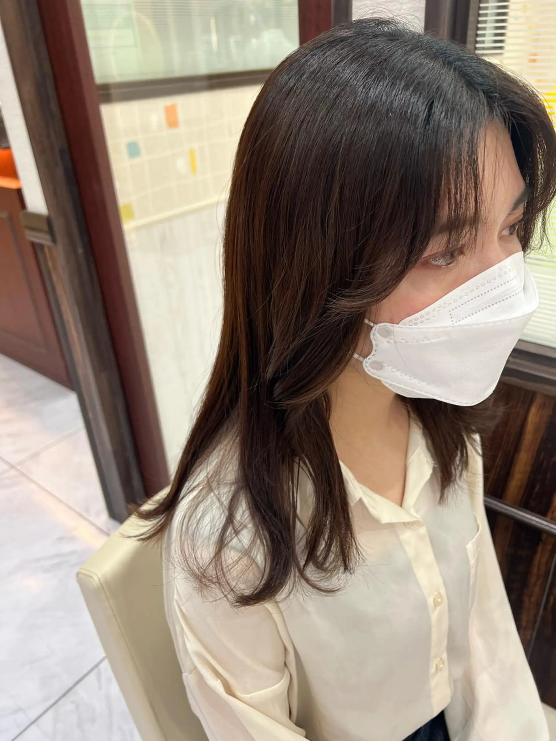 ロング あんどう ゆうかのヘアスタイル