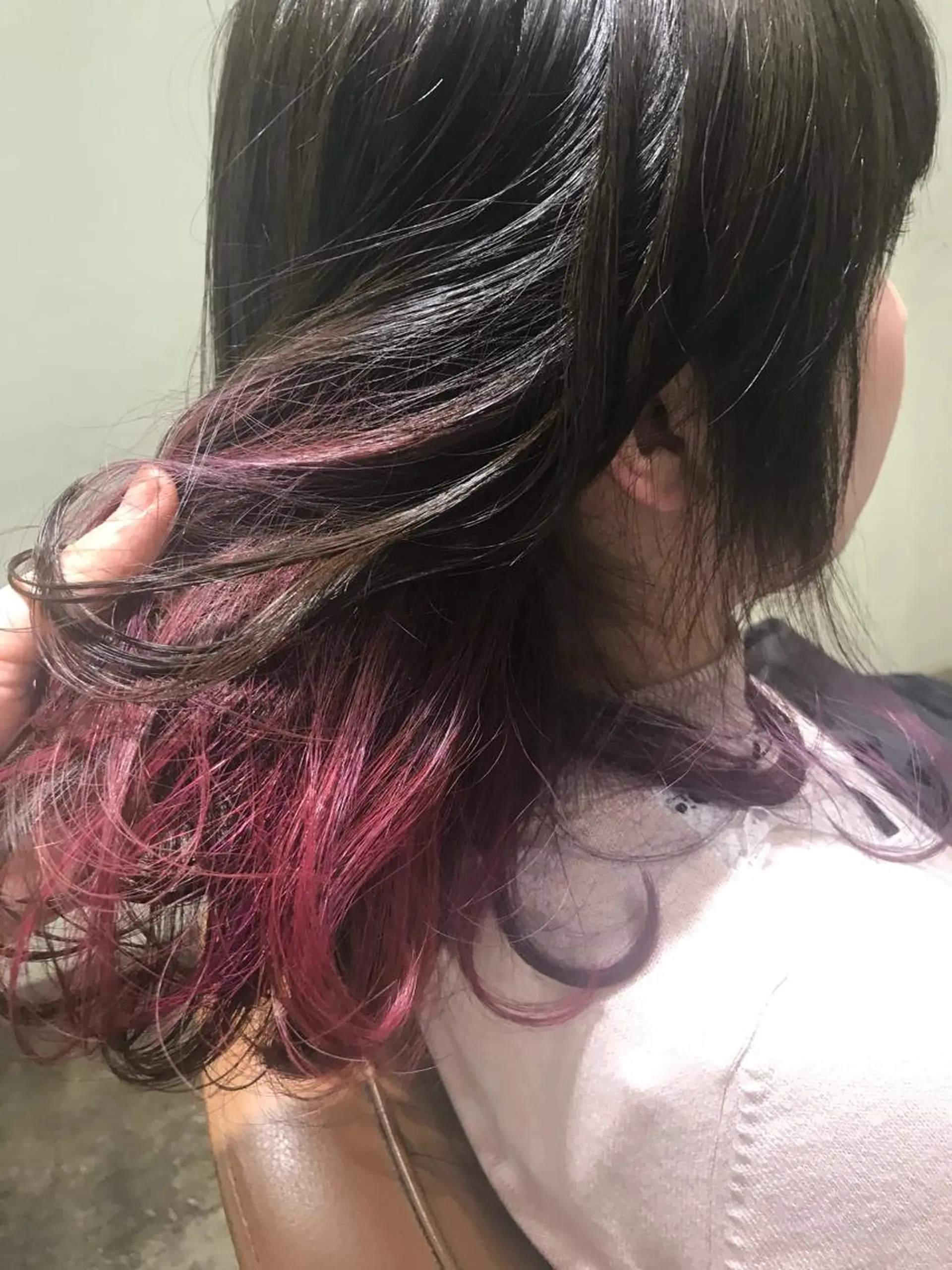 ミディアム カラー パーマ ヘアアレンジ メンズ キッズ ネイル マツエク・マツパ メンズインナーカラー インナーカラー サロンドミルク 原宿のヘアスタイル