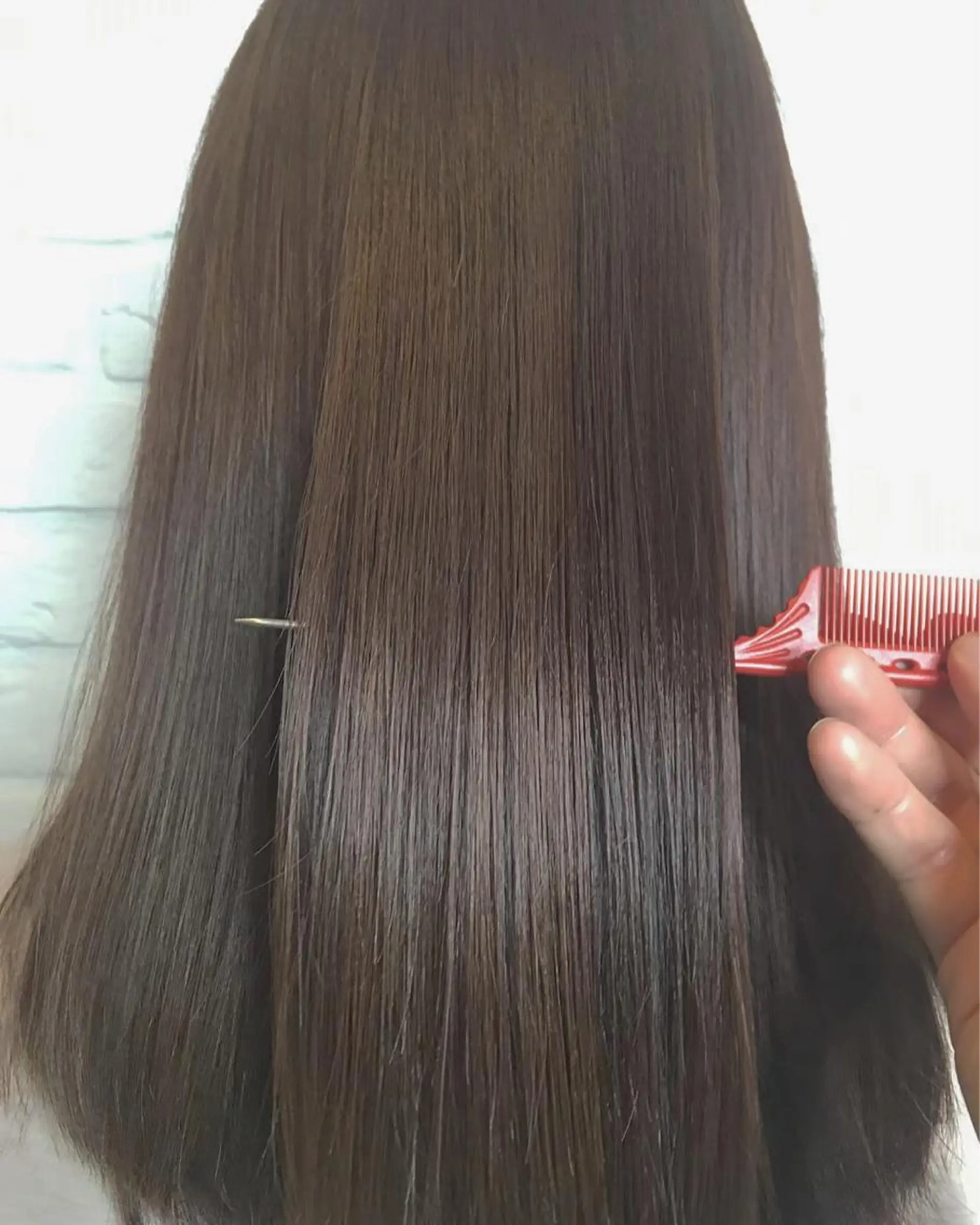 ロング カラー トリートメント アブアイ所属・艶髪・酸性ストレート フリツのヘアスタイル