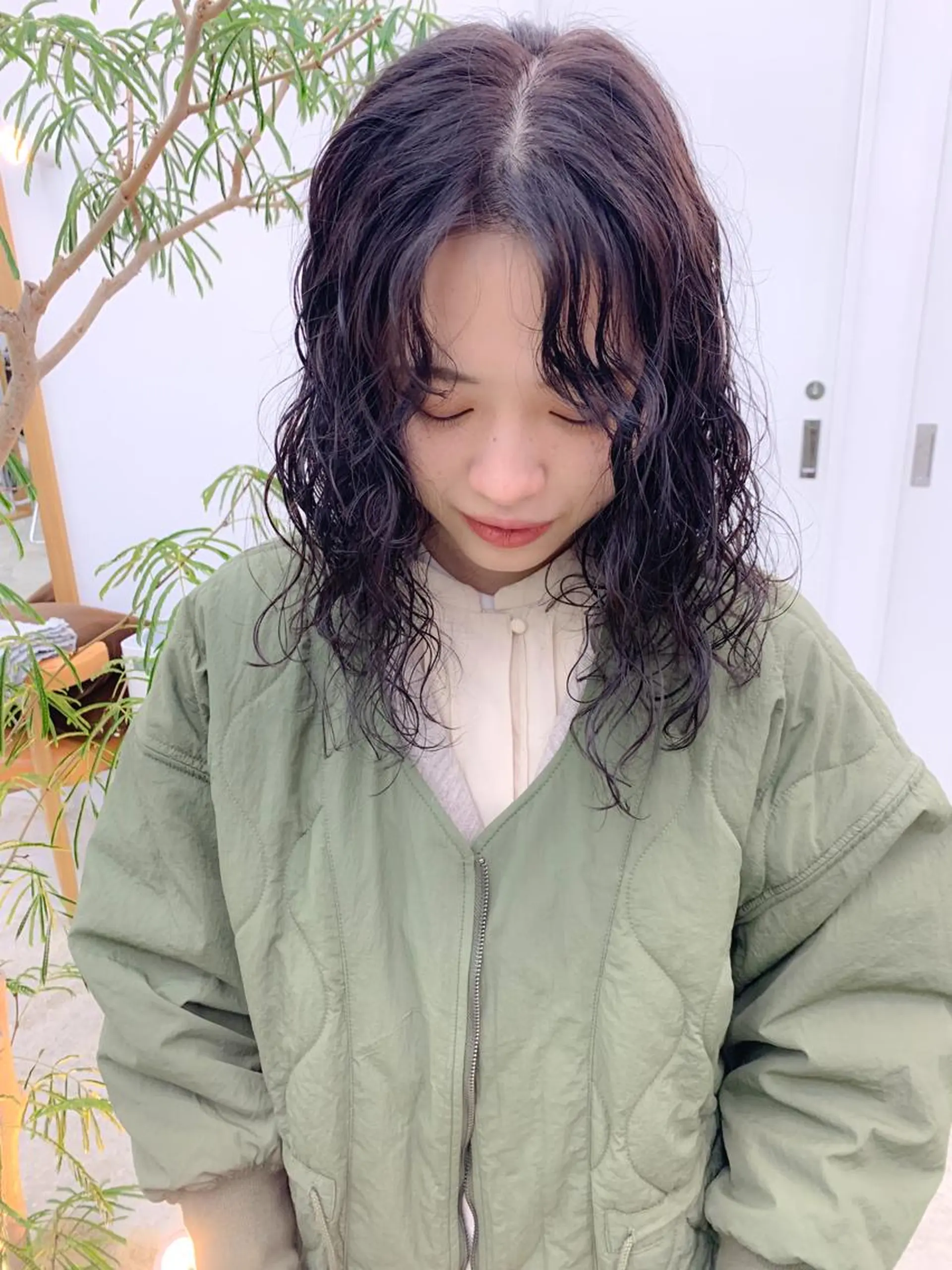 ミディアム ミディアムパーマ SALOWIN 名古屋所属・パーマ落とし/ パーマ特化/丹羽舜太のヘアスタイル