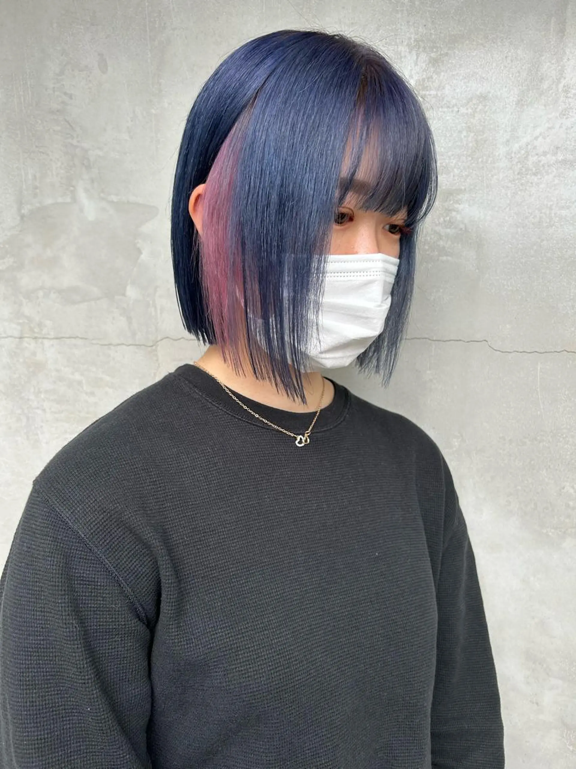 ミディアム カラー メンズ カット ヘアカラー トリートメント 🧸艶々韓国ヘア 🧁mizunaのヘアスタイル