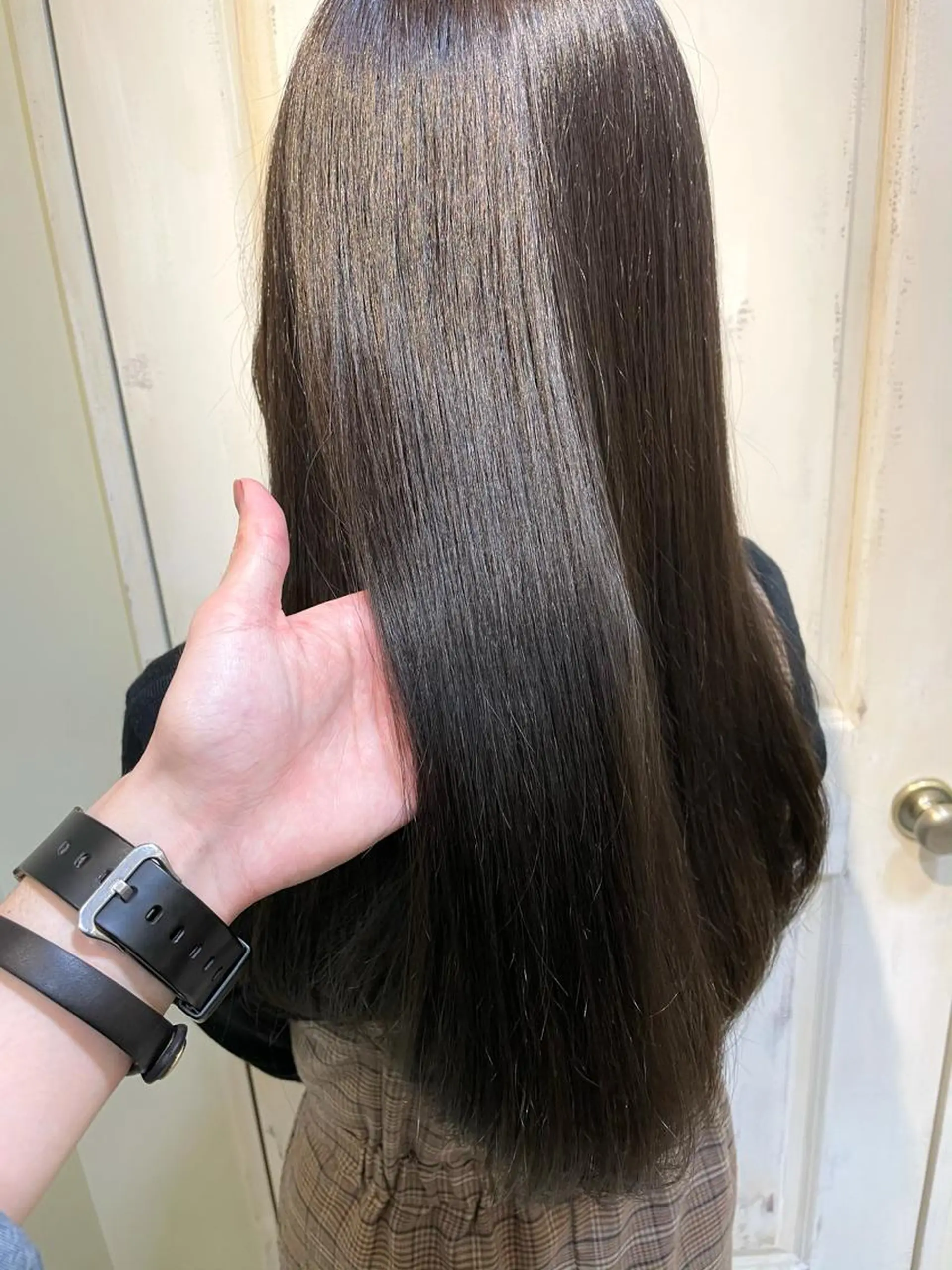 ロング カット ヘアカラー トリートメント 荒木 康太のヘアスタイル