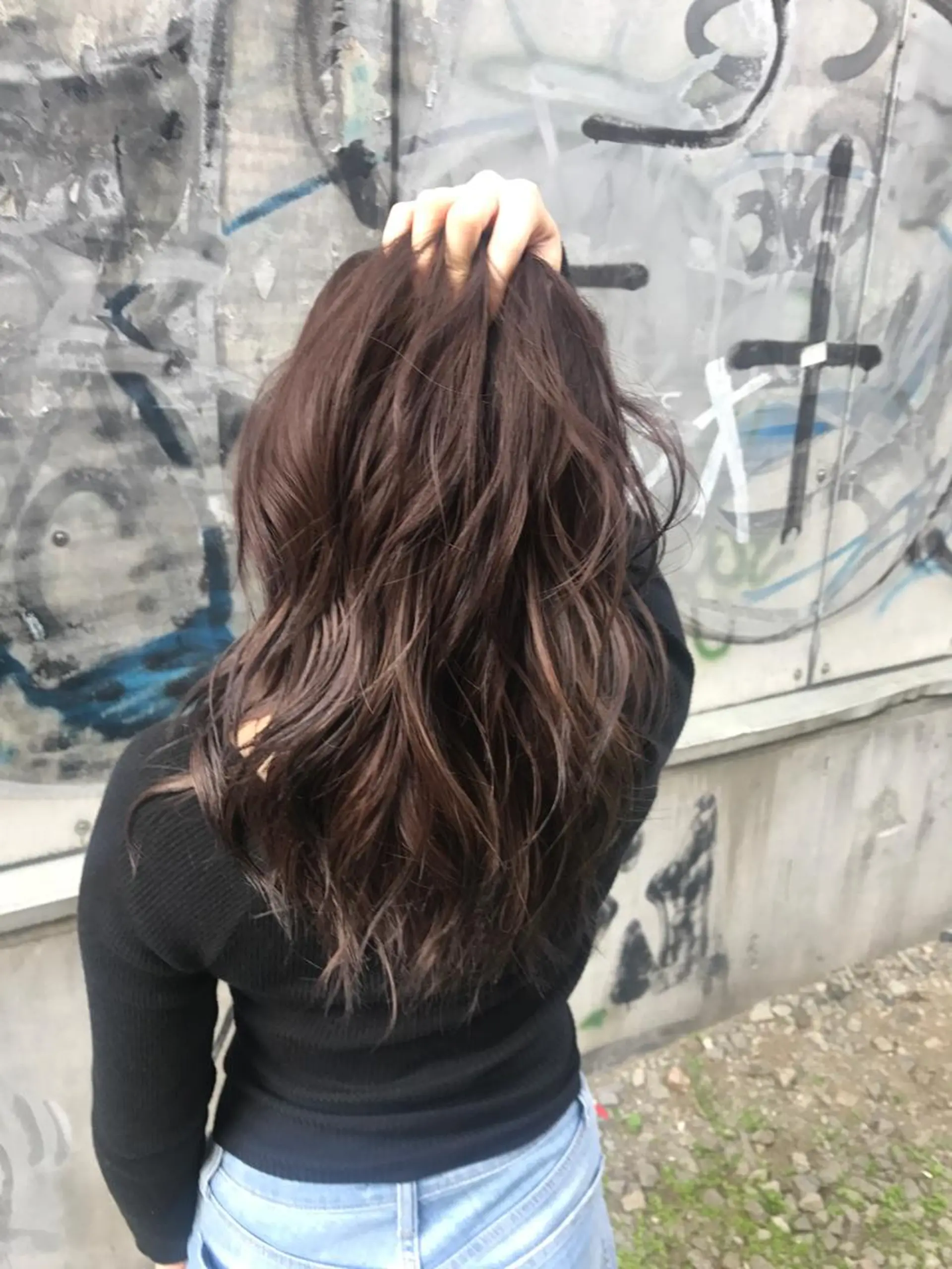 セミロング ヘアカラー トリートメント Orque 伊藤丈晴のヘアスタイル