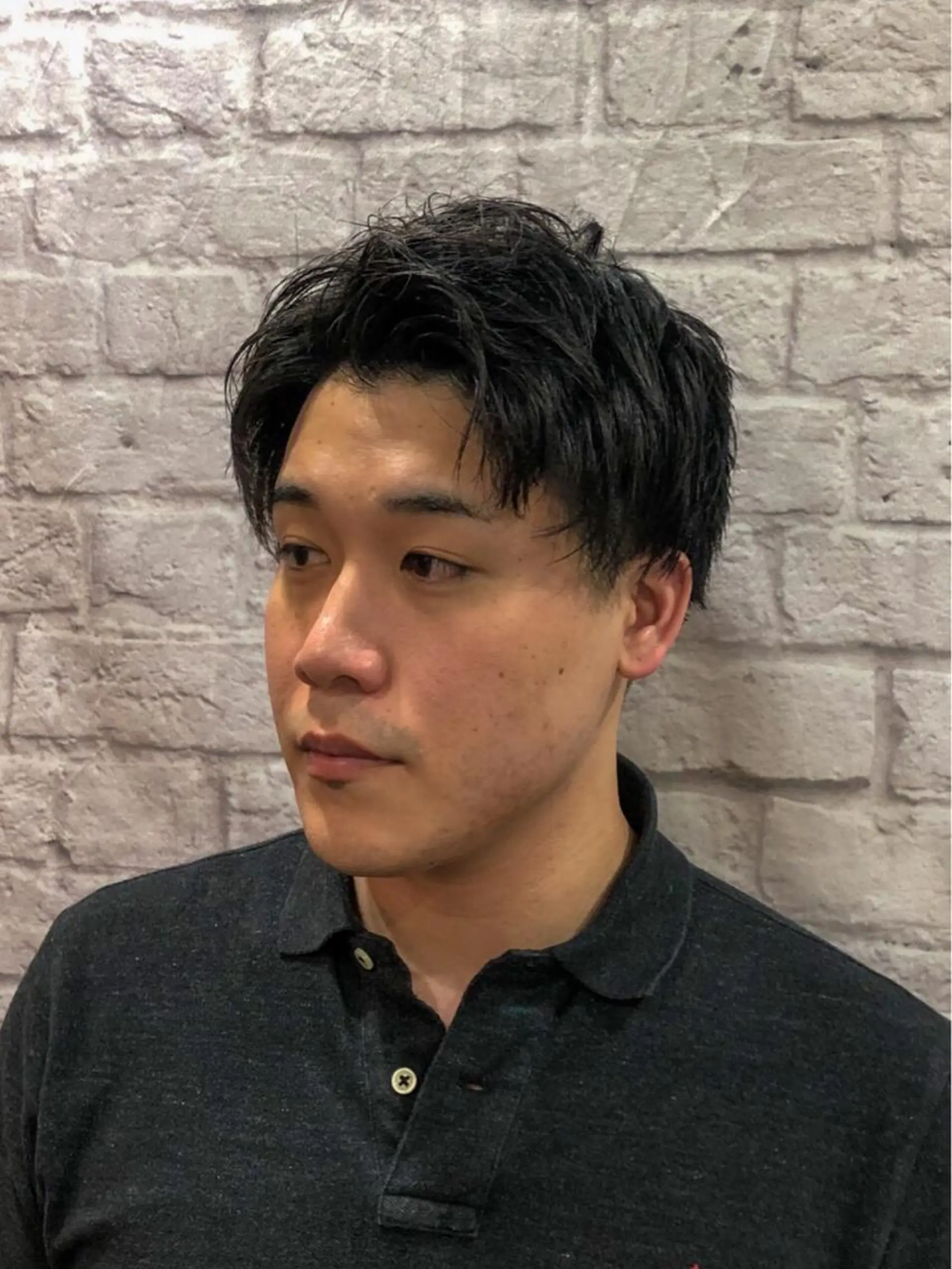 ショート メンズ 銀座マツナガ新宿野村ビル店所属・女性理容師 佐藤優菜のヘアスタイル