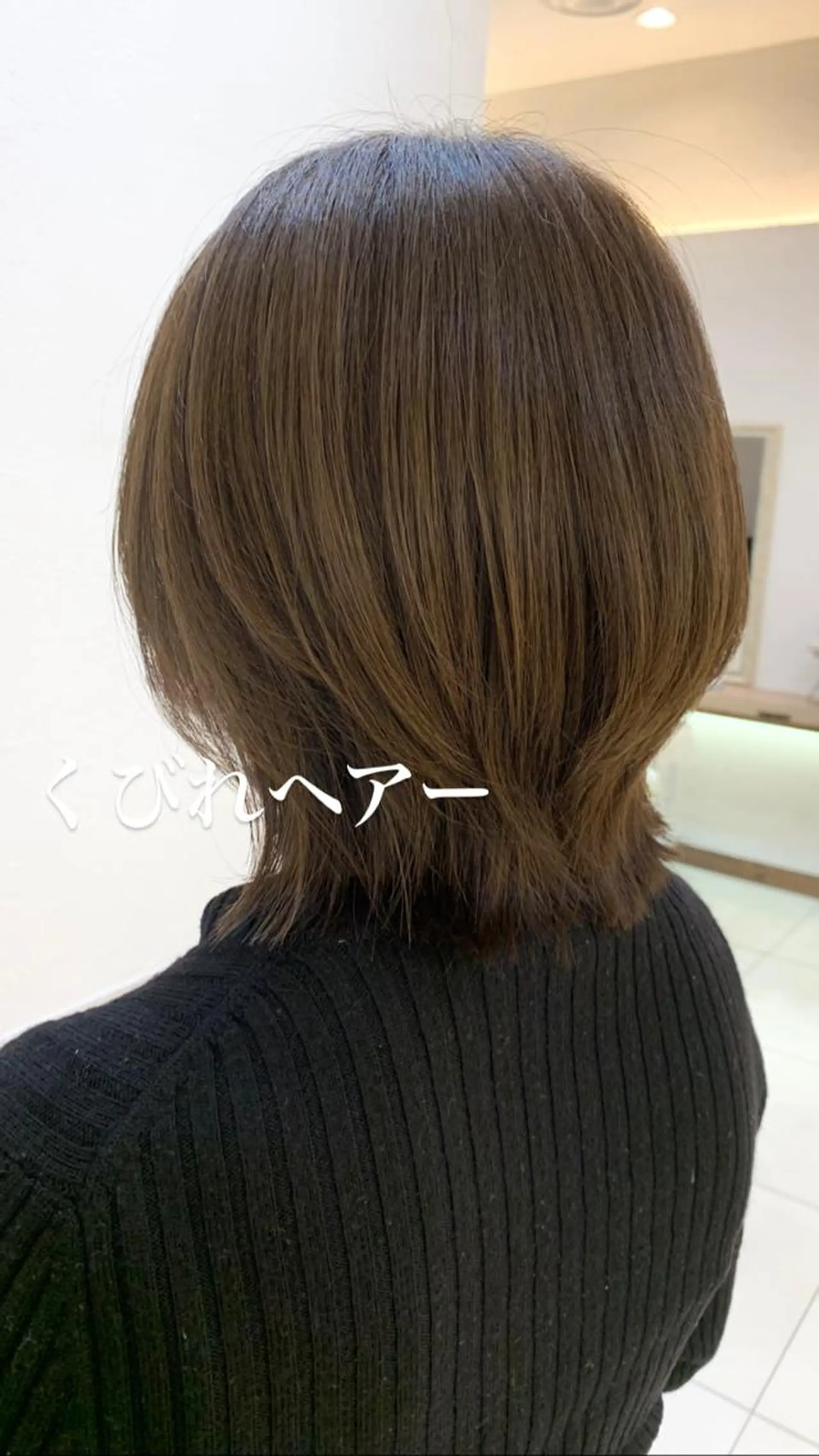 ミディアム カラー 似合わせカラー/艶 髪質改善/ヨシザキのヘアスタイル