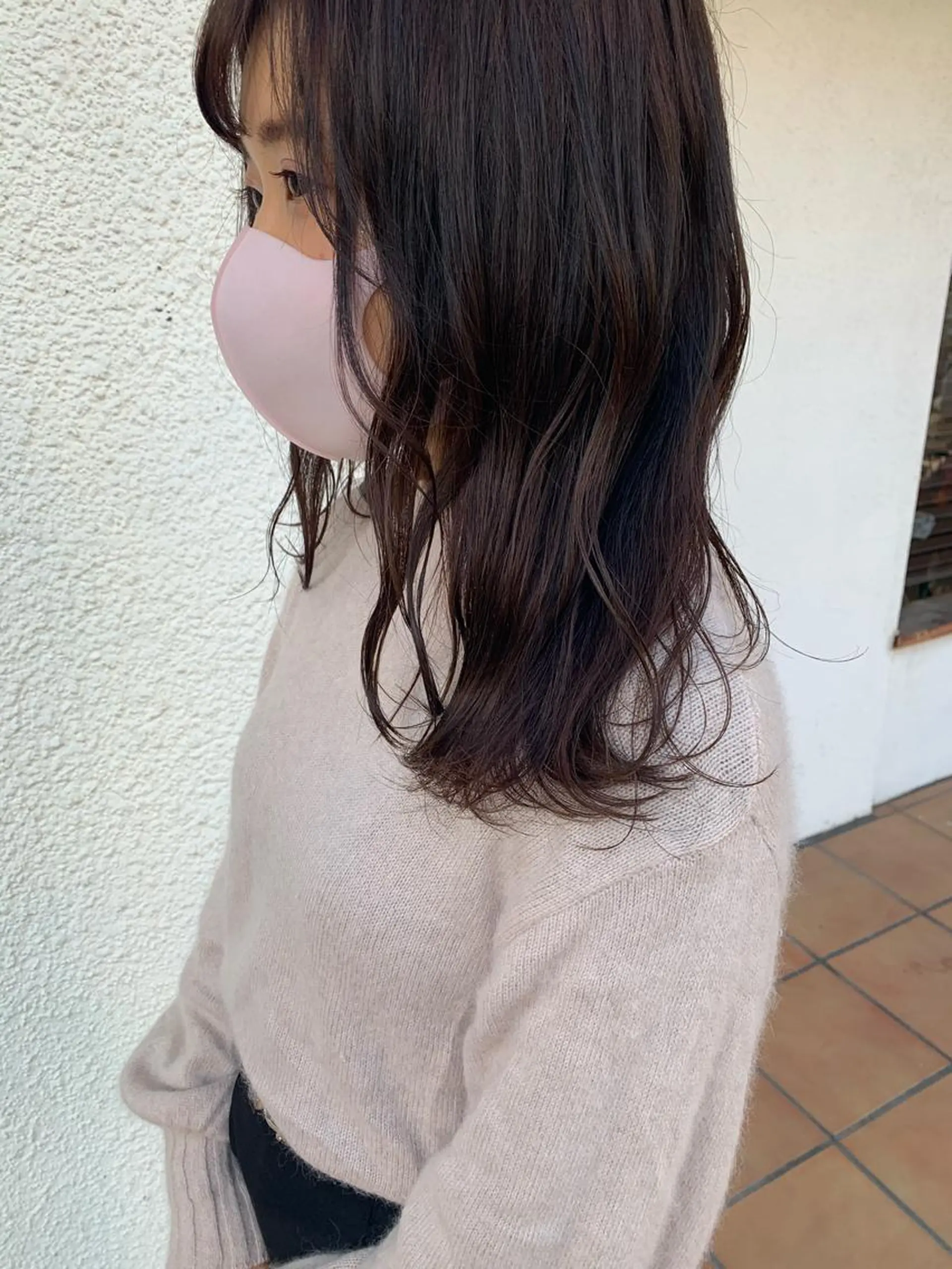 セミロング 中津/柔らかカラー/ ナガオ　イズミのヘアスタイル