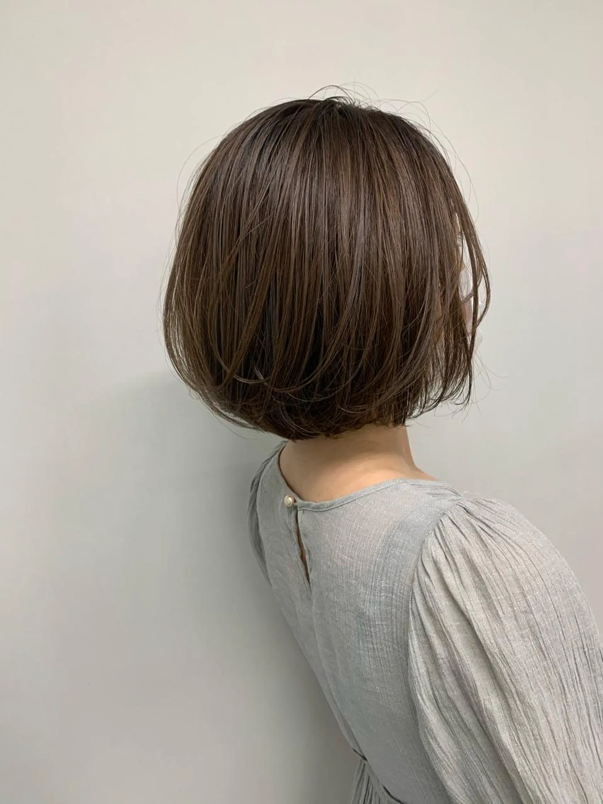 ミディアム ボブ ハイライト ショート、ボブ特化 長島智彦のヘアスタイル