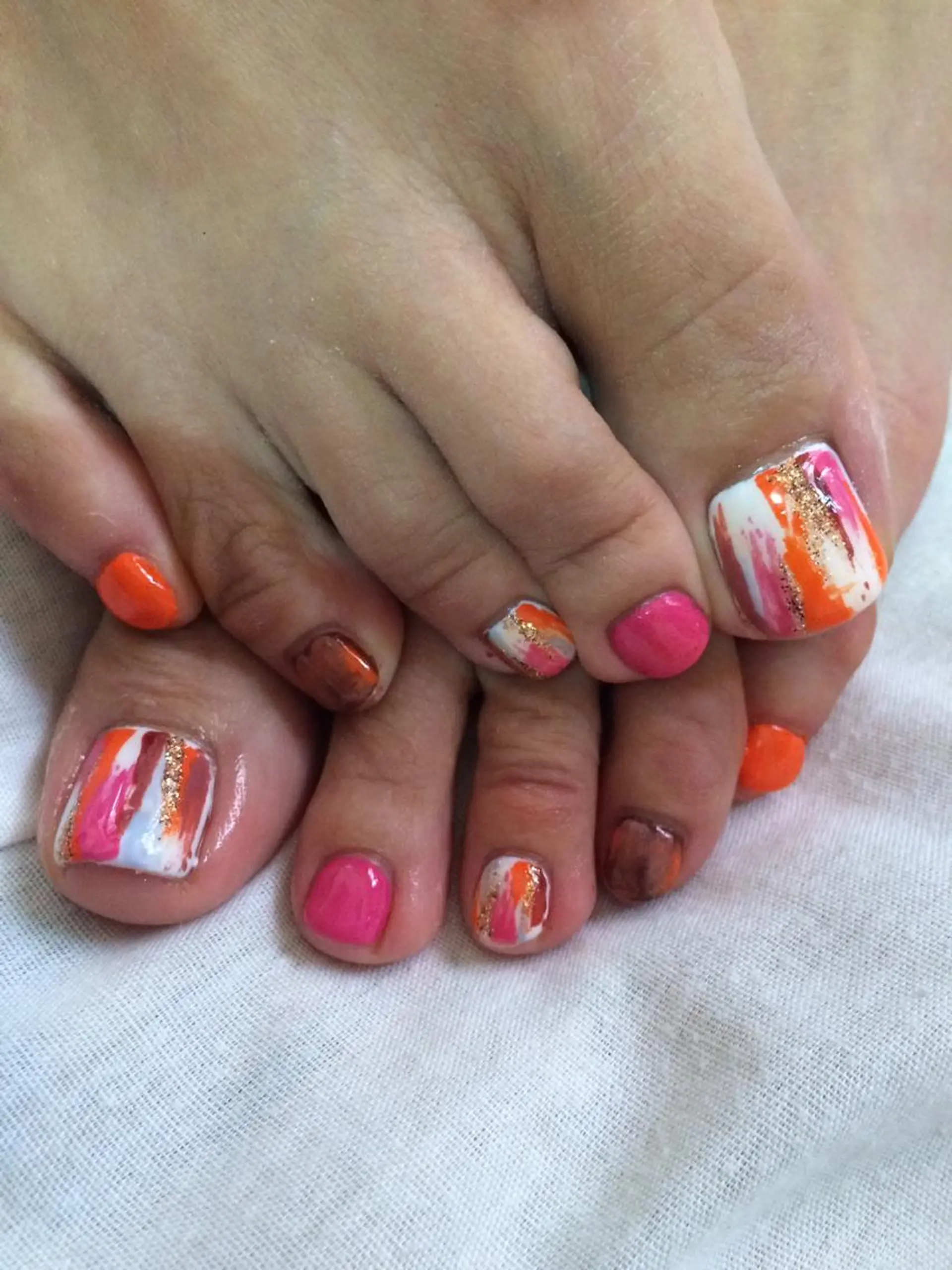 ネイル フットネイル nail atelier new moon所属・森 貴子のネイルデザイン