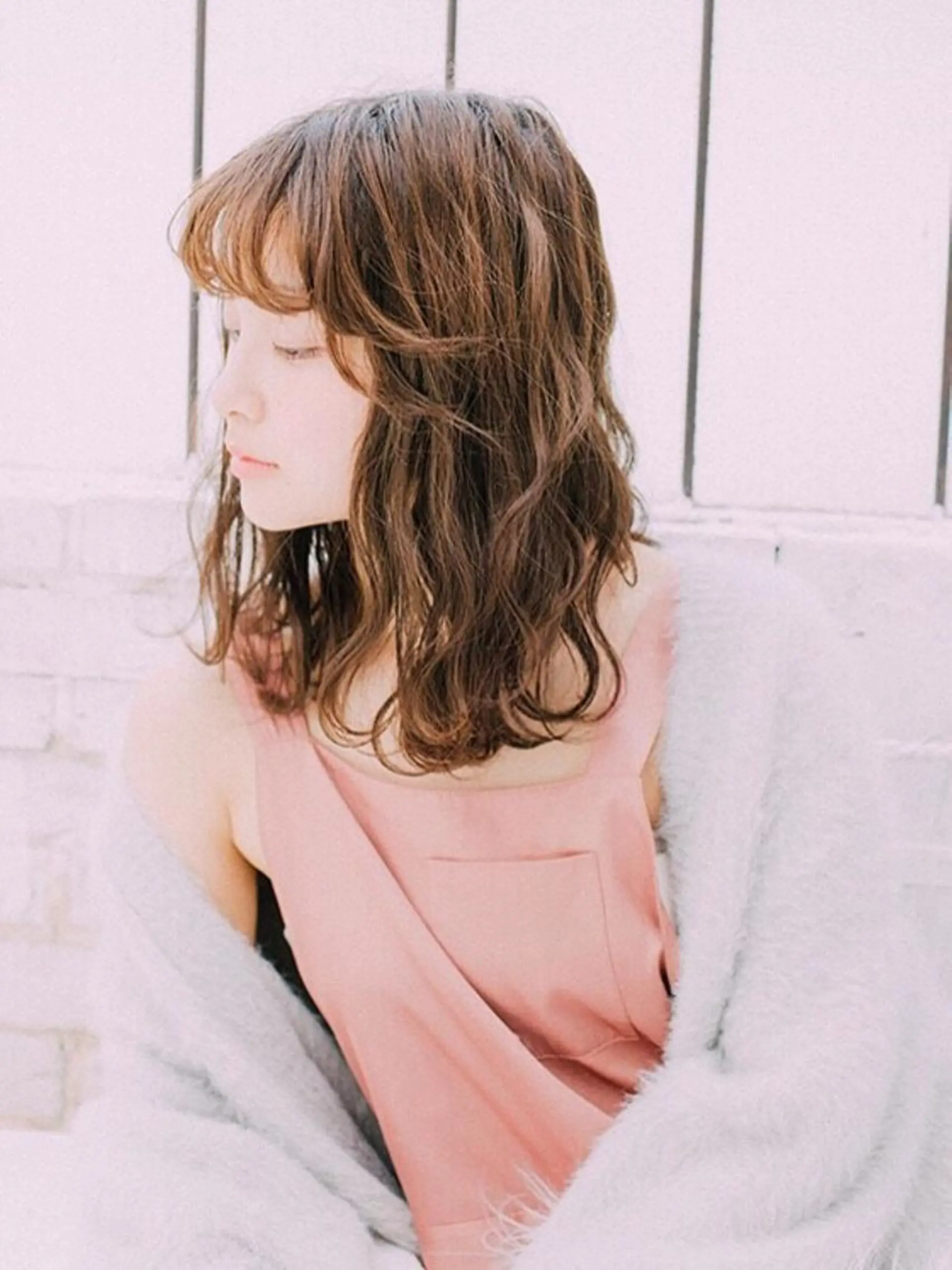 ミディアム カラー 透明感カラー 相武台ショート特化 💐川崎希💐のヘアスタイル