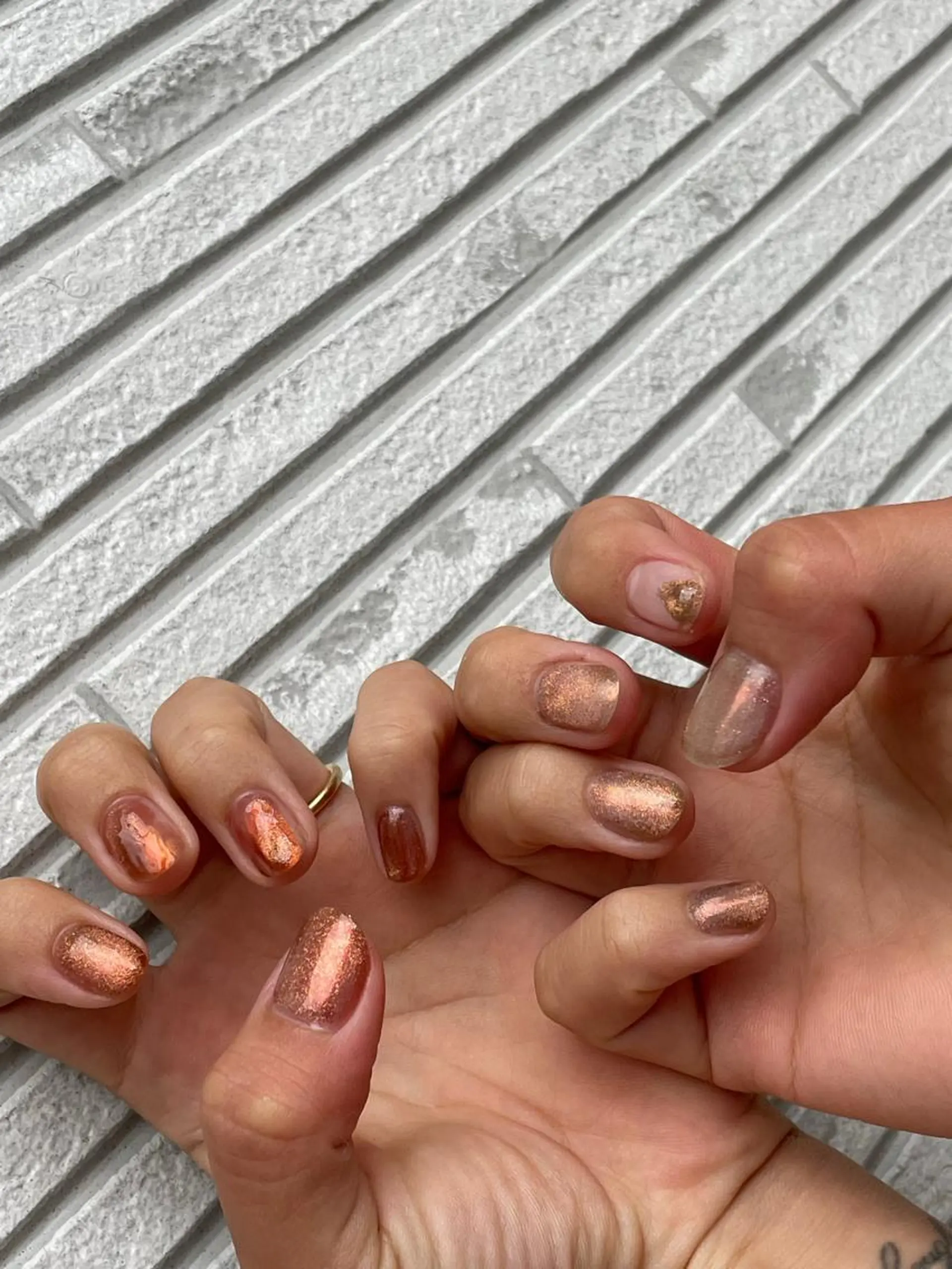 ネイル マグネットネイル ニュアンスネイル Colorer'me クロレミーのネイルデザイン