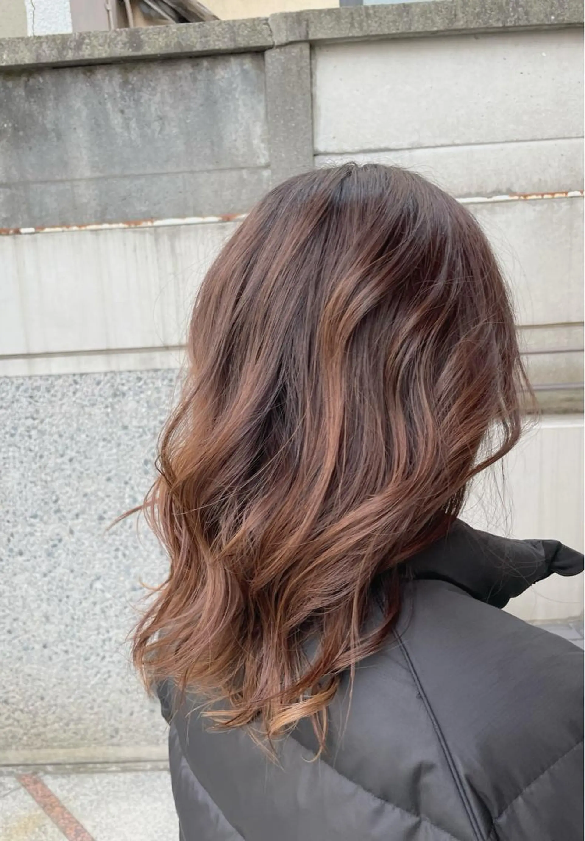 ロング 中村 海波のヘアスタイル